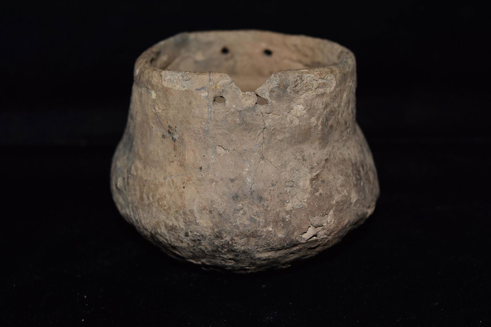 3" Hohokam Pottery Vessel with Suspension Holes (1 of 6)