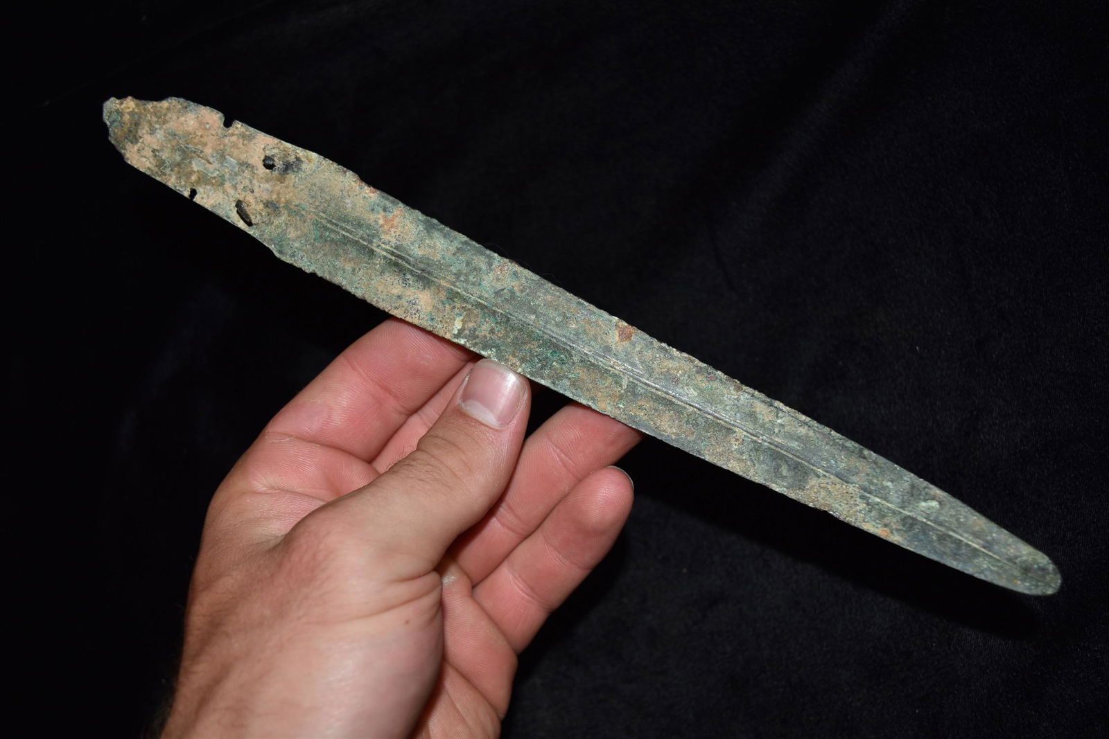 10 1/2" Bronze Copper Lustrian Knife, (1 of 7)