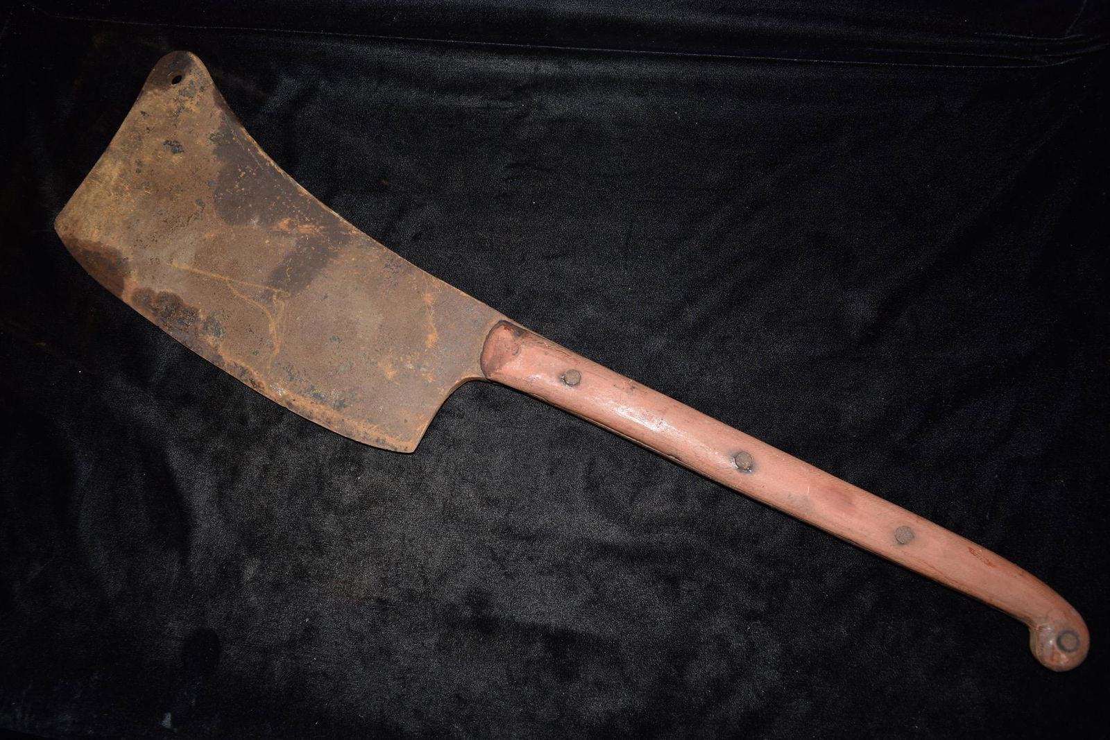 28" Large Antique Meat Cleaver (1 of 6)