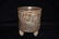 5" Tall Tri Leg Mayan Engraved Cup, Pre Columbian, Ex