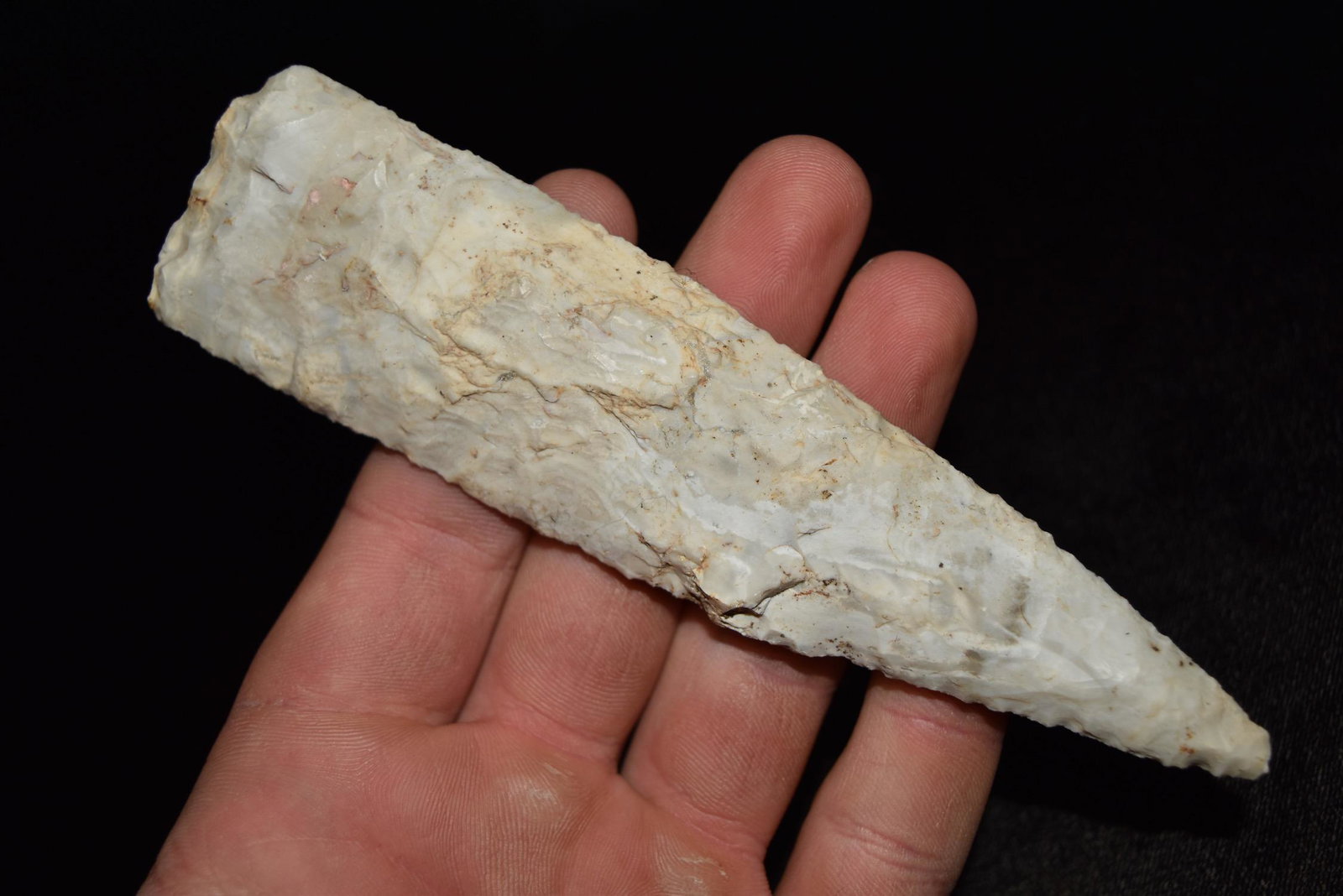 5 5/8" Archaic Knife, Adams Co, Illinois, Herb Mangold (1 of 7)