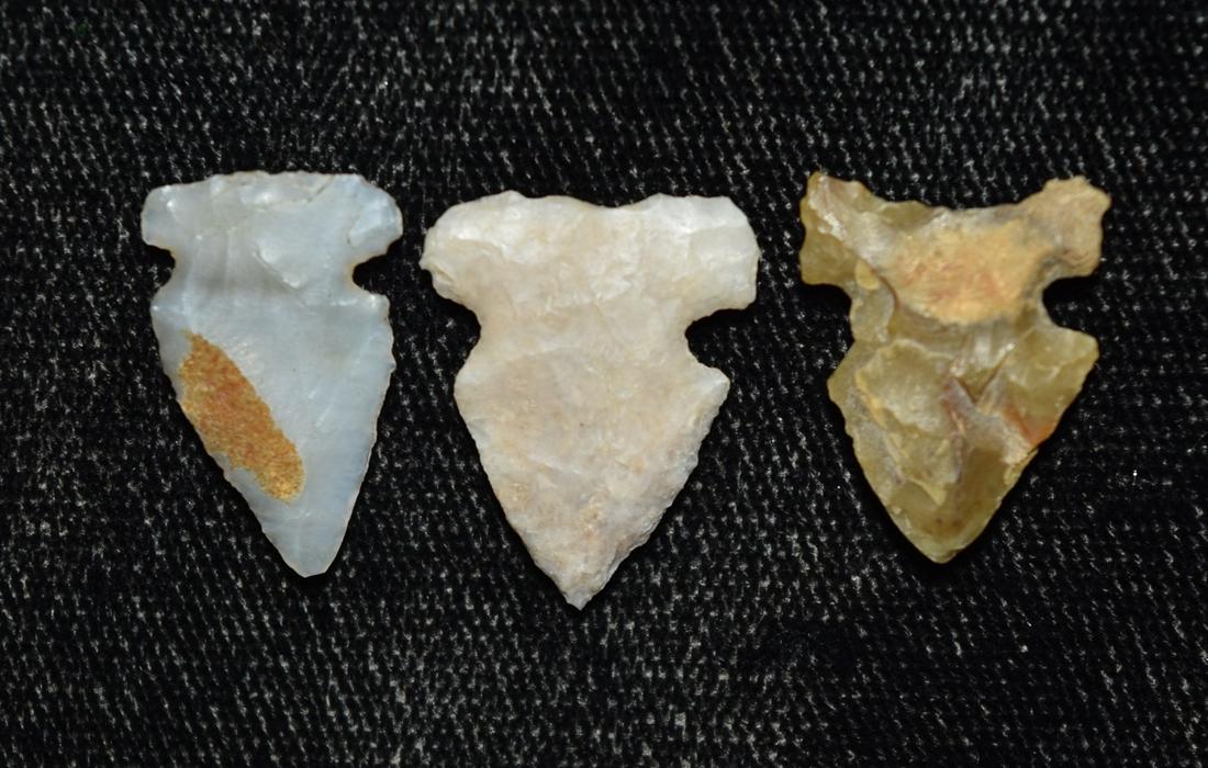 3 Translucent Side Notches, Grant Co, North Dakota (1 of 4)