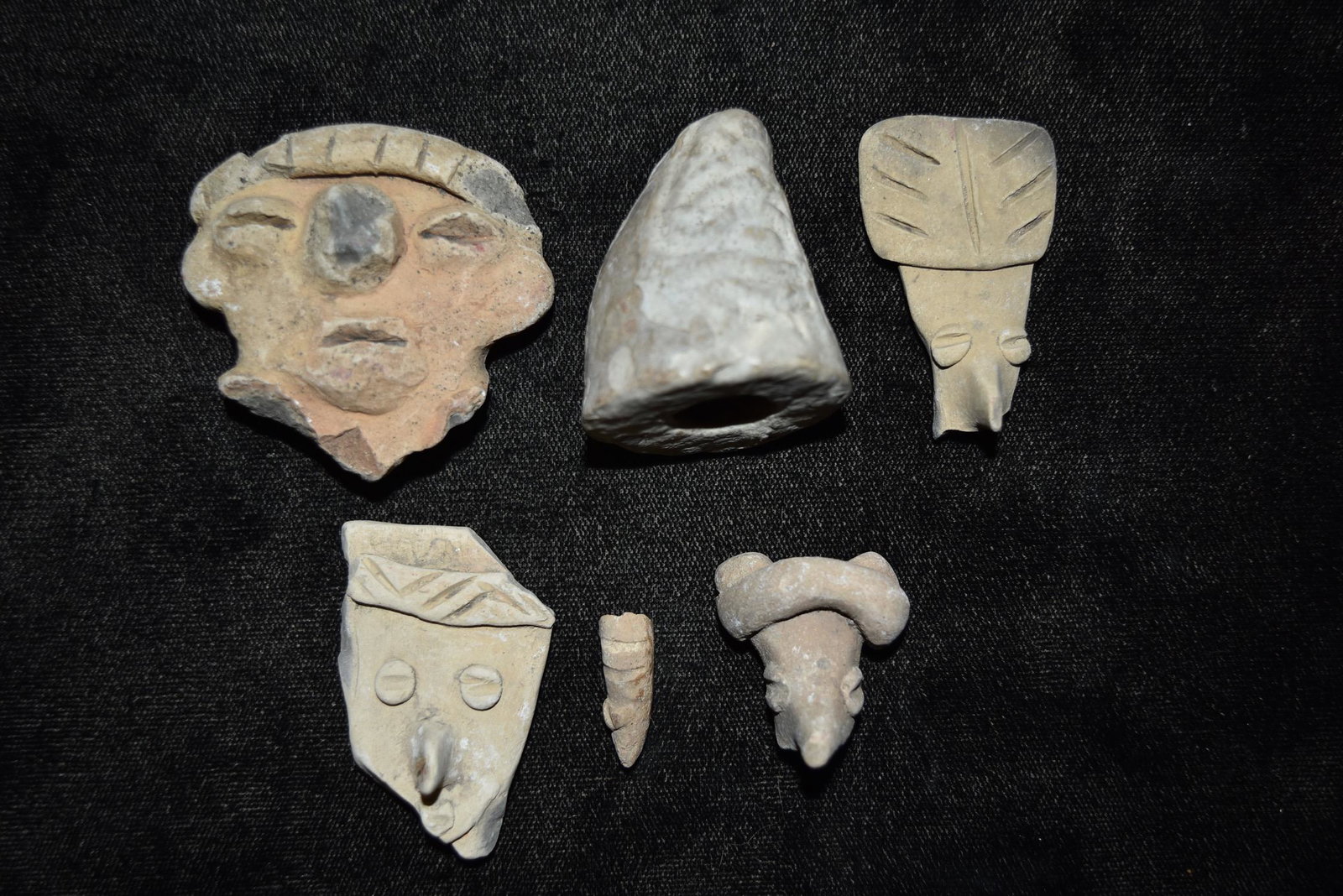Lot of Pre Columbian Pottery Effigy Figures (1 of 4)