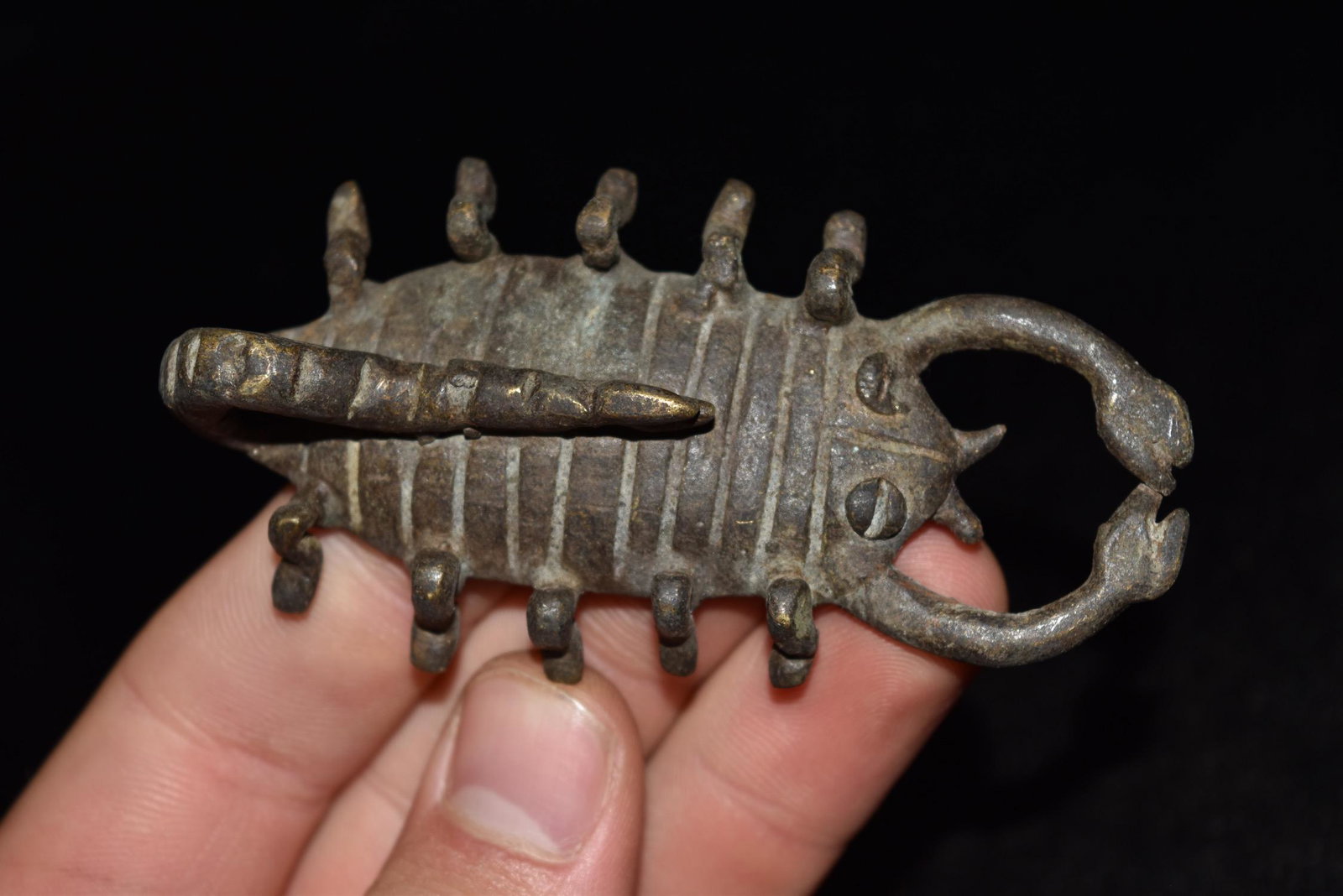 1800s Brass / Bronze African Gold Weight Asante, (1 of 6)