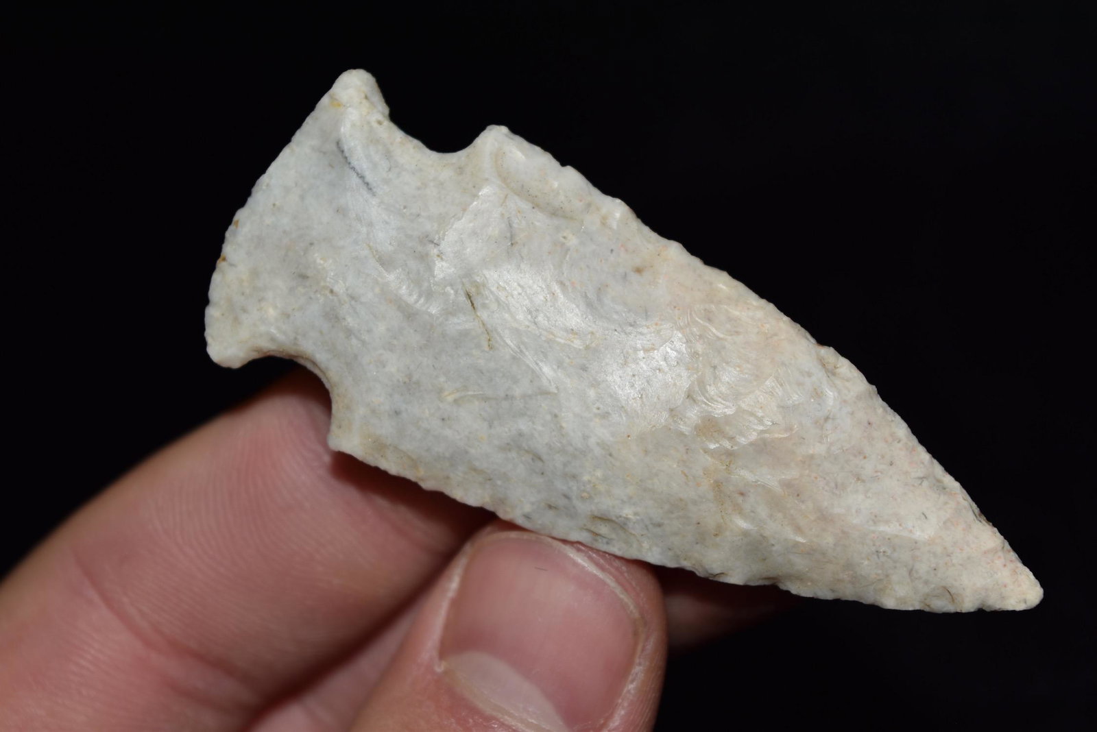 2 5/8" Hopewell Gibson, Saline Co, Missouri, Ex Dr.: 3 5/8" Hopewell Gibson, Saline Co, Missouri, Ex Dr. Nuckles Collection, Dr Nuckles Collected in late 1800s to early 1900s, Near Kansas City, Missouri
