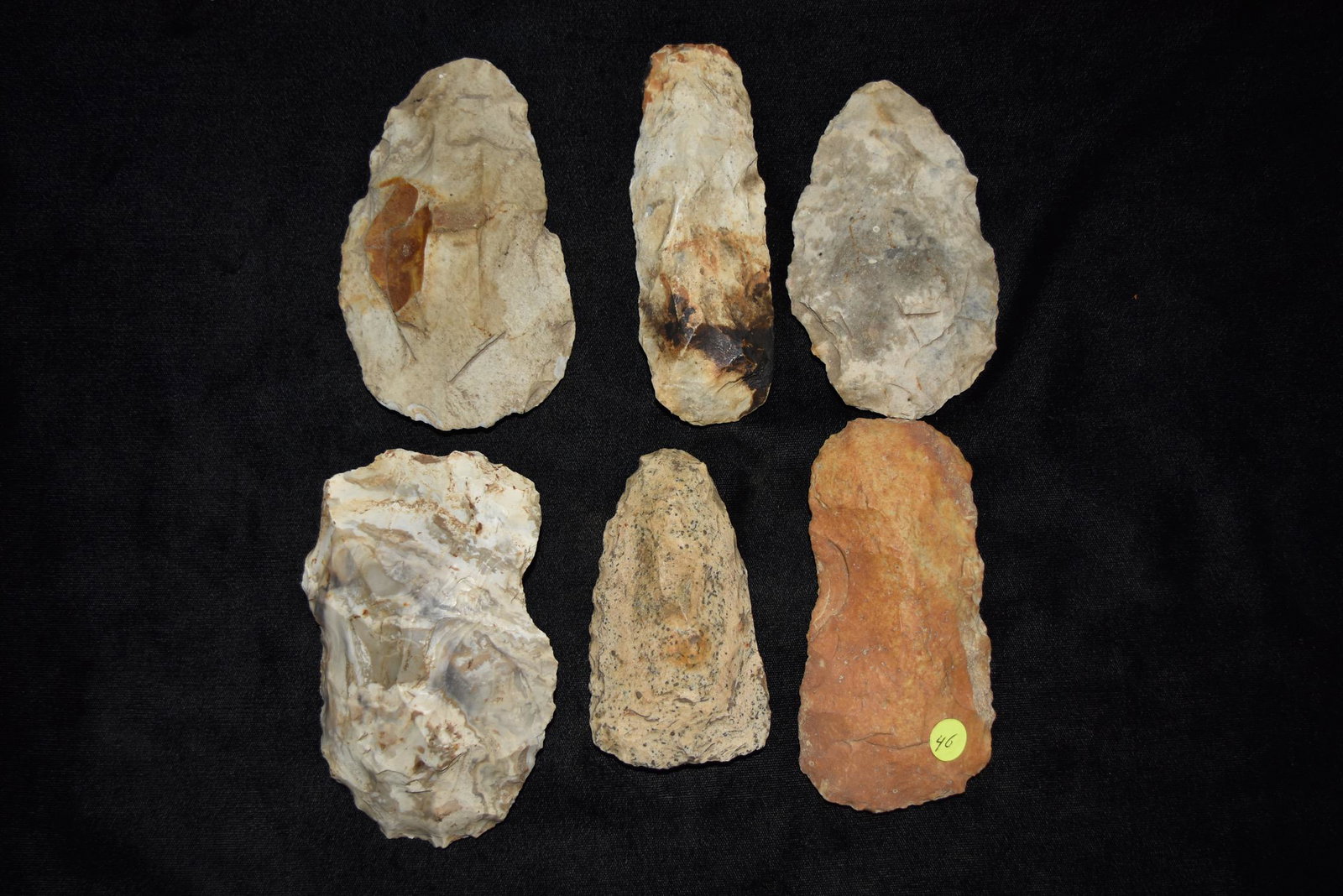 Lot of Flint Adze/Tools, Bob Zimmerman Collection, St: Lot of Flint Adze/Tools, Bob Zimmerman Collection, St Joseph, Missouri
