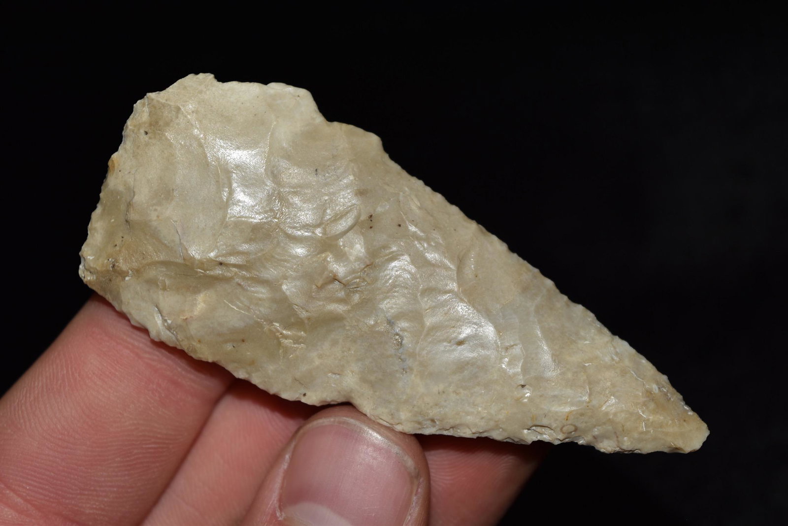 3 3/16" Archaic Cobbs Blade, Marion Co, Ohio, Bennett: 3 3/16" Archaic Cobbs Blade, Marion Co, Ohio, Bennett COA