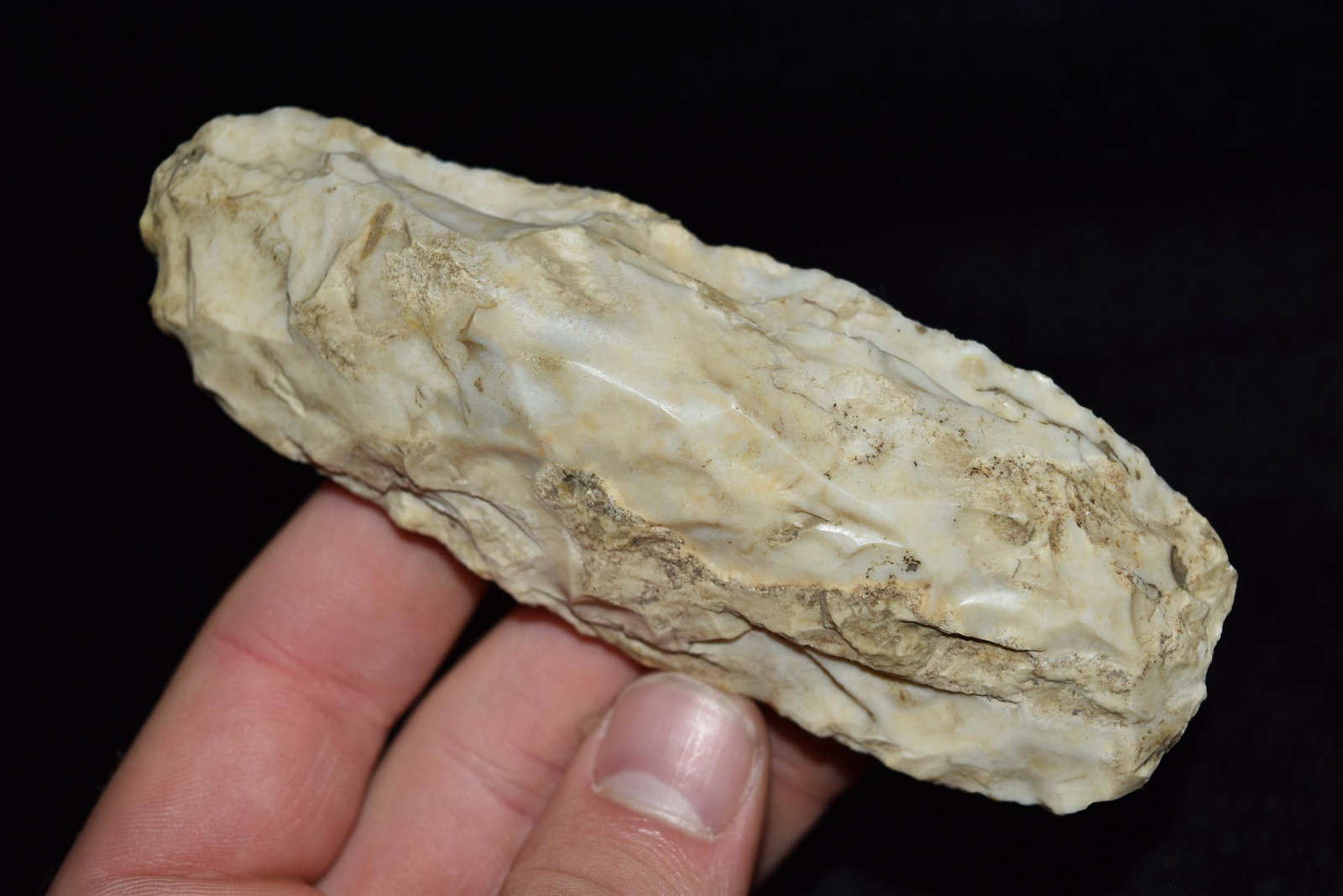 4 3/4" Polished Flint Adze, Ralls Co, Missouri: 4 3/4" Polished Flint Adze, Ralls Co, Missouri