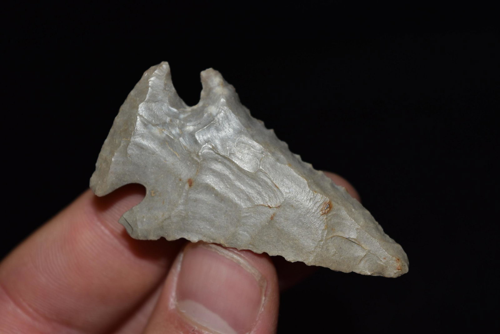 2 1/8" Corner Notch Point, Posey Co, Indiana (1 of 5)