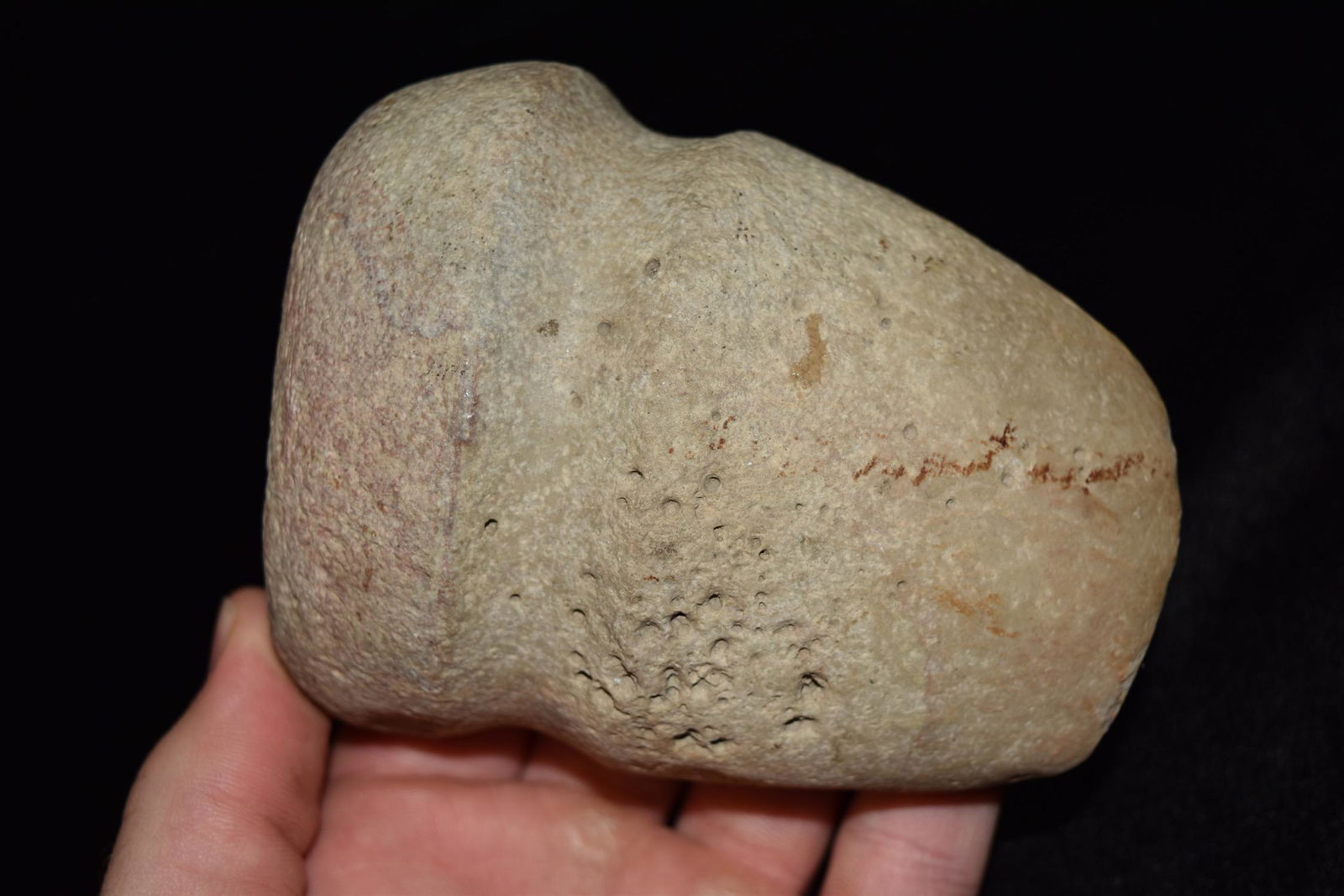 4 3/4" Full Grooved Quartz Axe, Pike Co, Missouri (1 of 7)