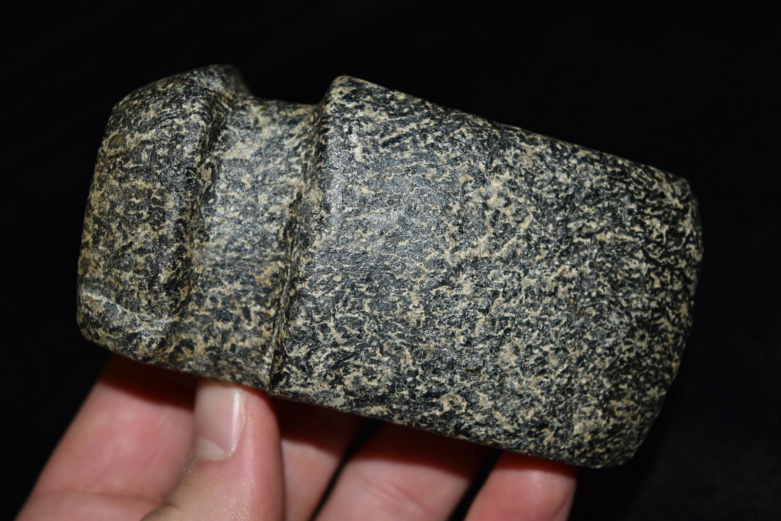 4 1/8" Slate 3/4 Grooved Axe, Union Co, Iowa Motley COA (1 of 9)