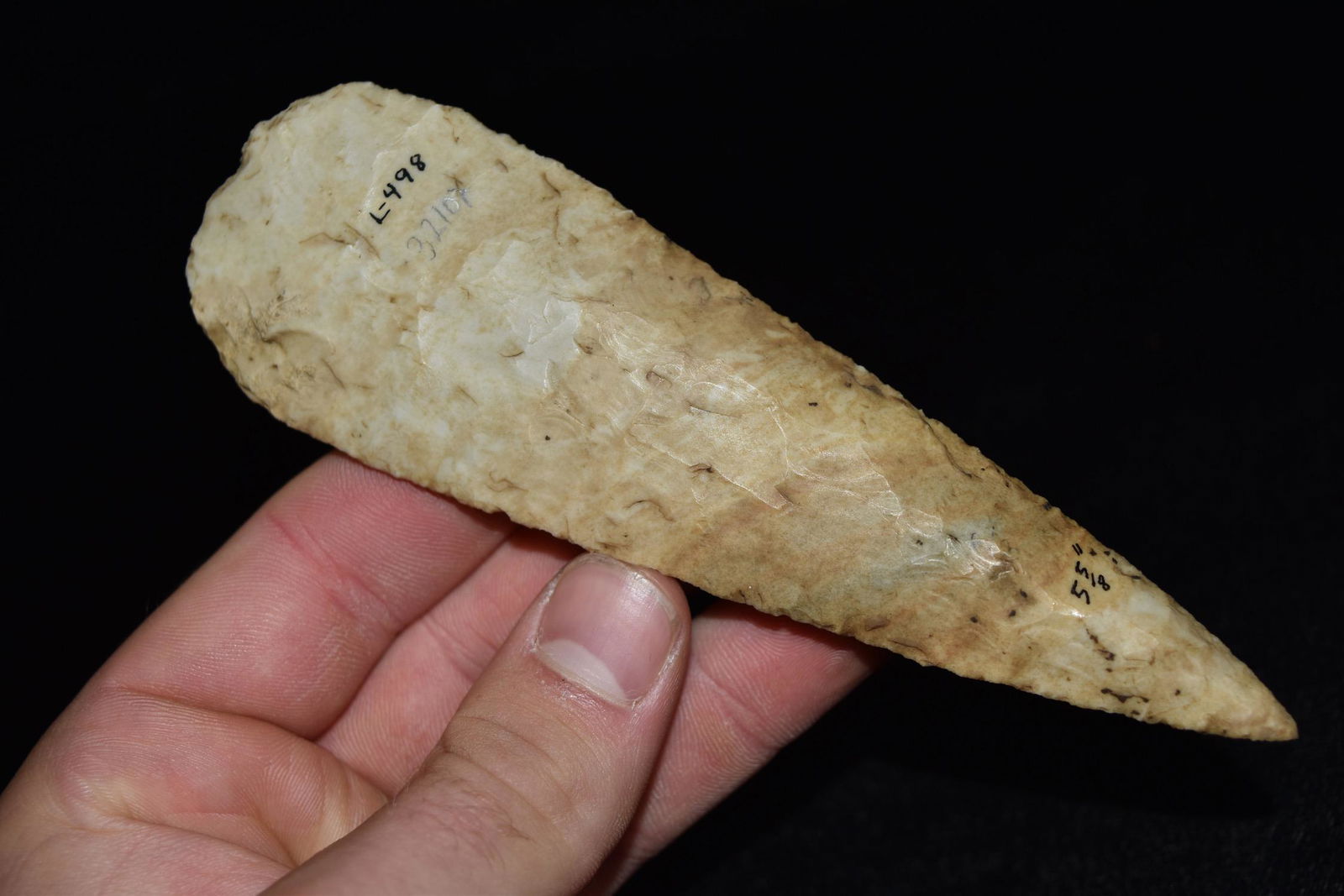 5 5/8" Cobbs Blade, Ex Glenn Leesman L-498, Illinois (1 of 6)