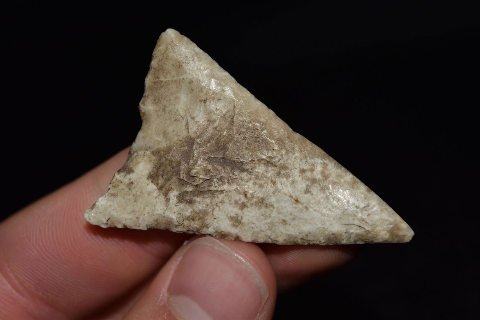 2" Large Triangular Point, Madison Co, Illinois, (1 of 5)