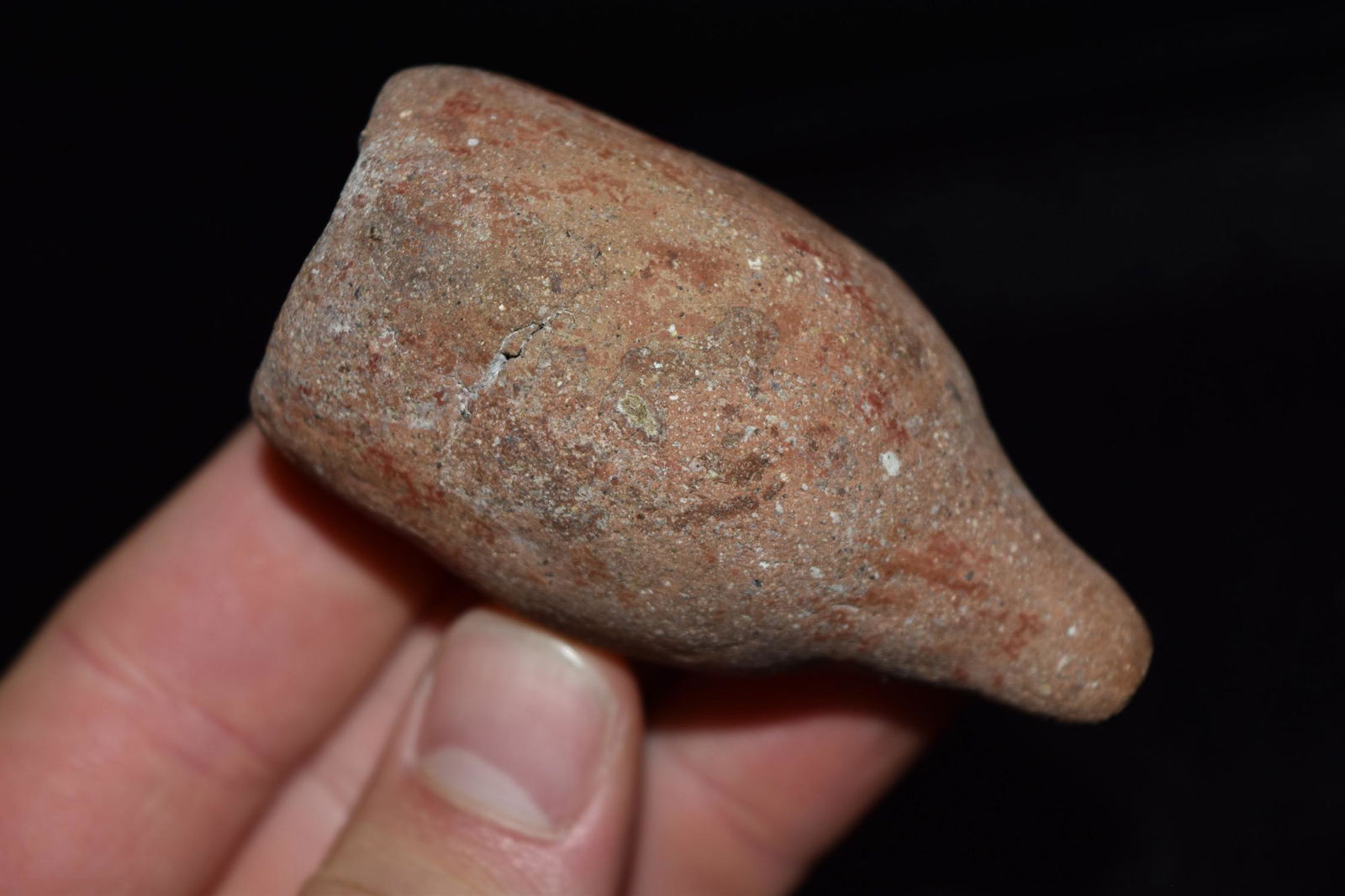 2 3/4" Pottery Pipe, Grit Tempered, Lexington, Kentucky (1 of 5)