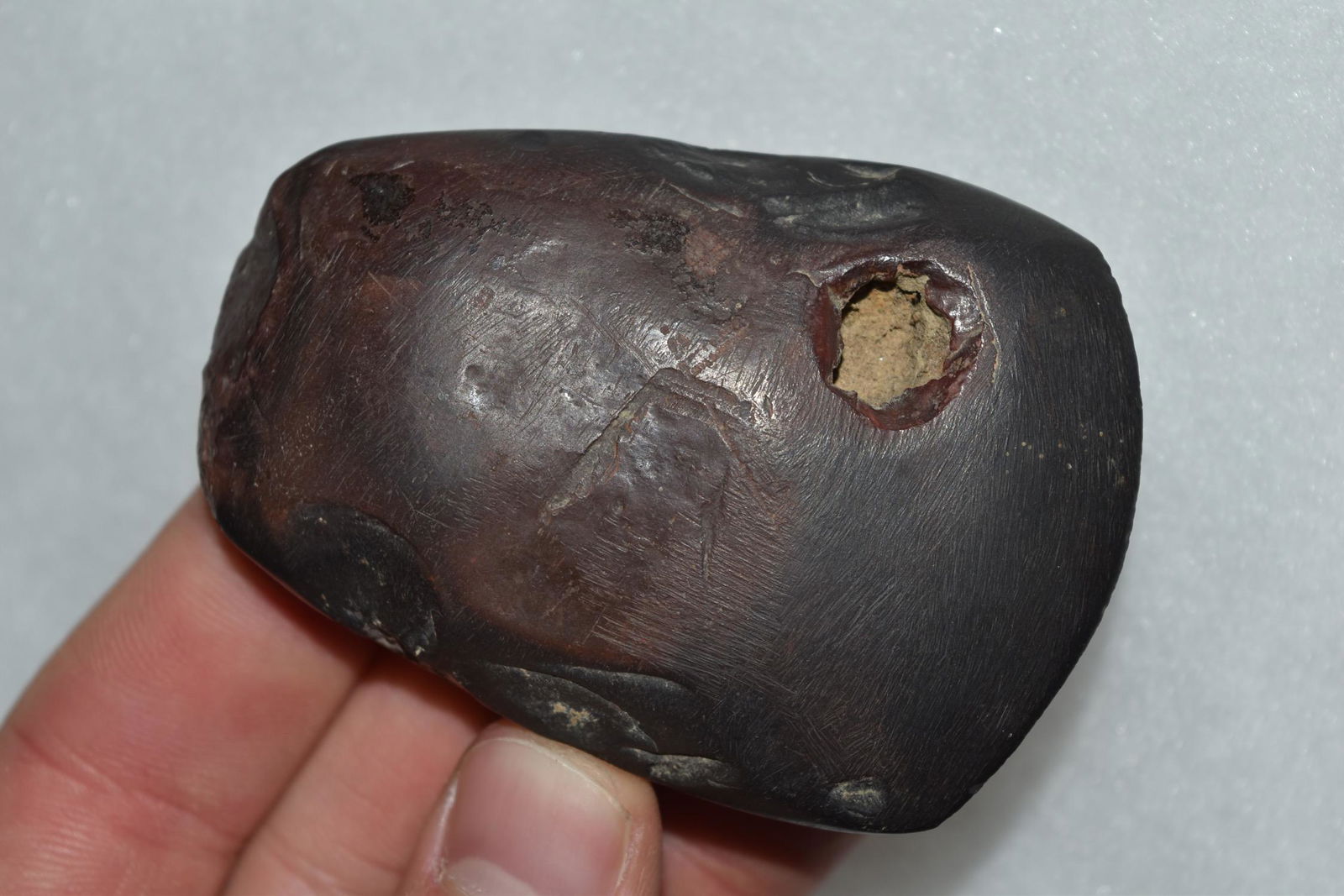 2 7/8" Hematite Celt, Boone Co, Missouri, Ex Bob (1 of 5)