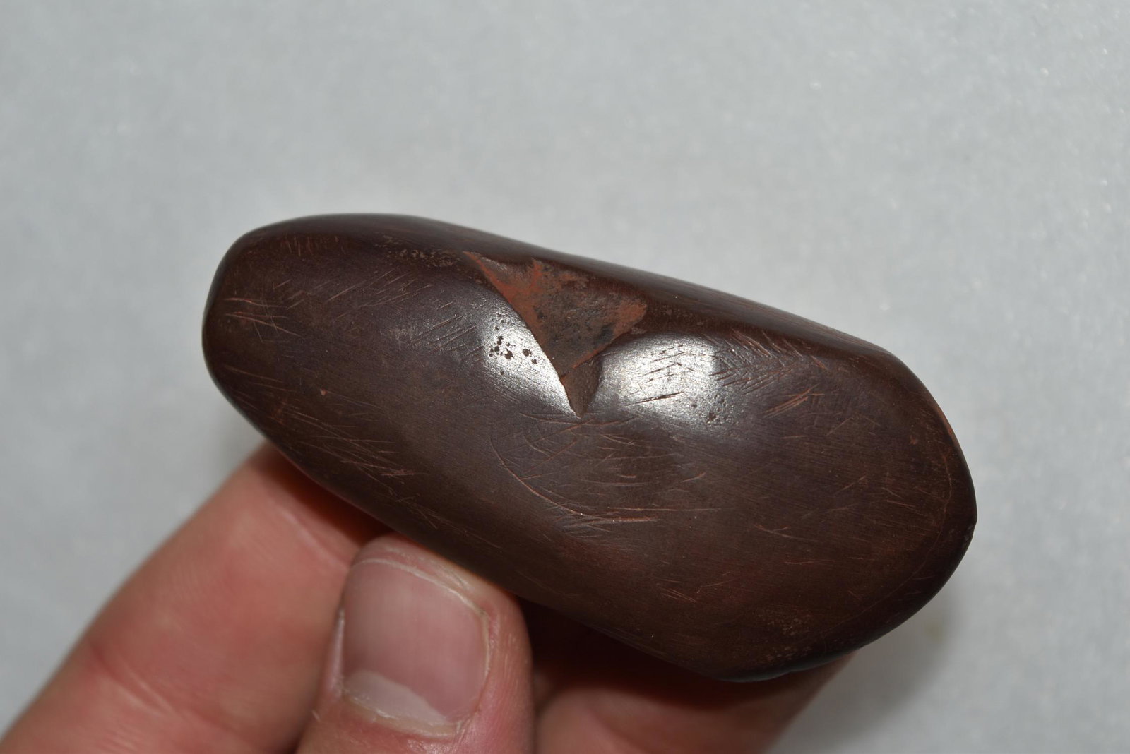2 3/4" Hematite Celt, Lincoln Co, Missouri, Ex Bob (1 of 5)