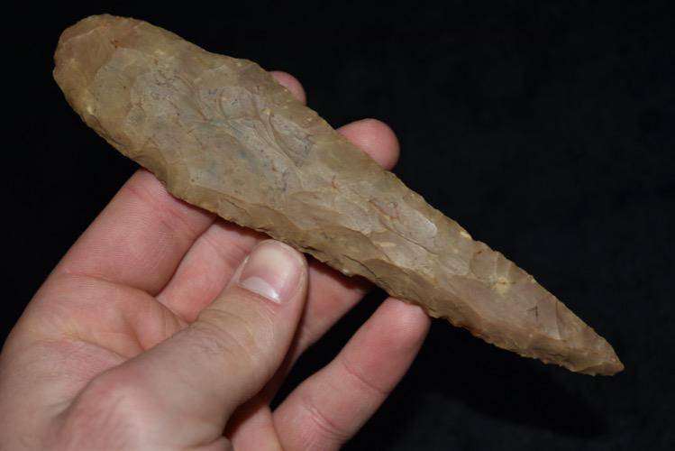 6 1/8" Waubesa Point, Fayette Co, Illinois, 3X COA: 6 1/8" Waubesa Point, Fayette Co, Illinois, Rogers COA, Jackson COA, Davis COA