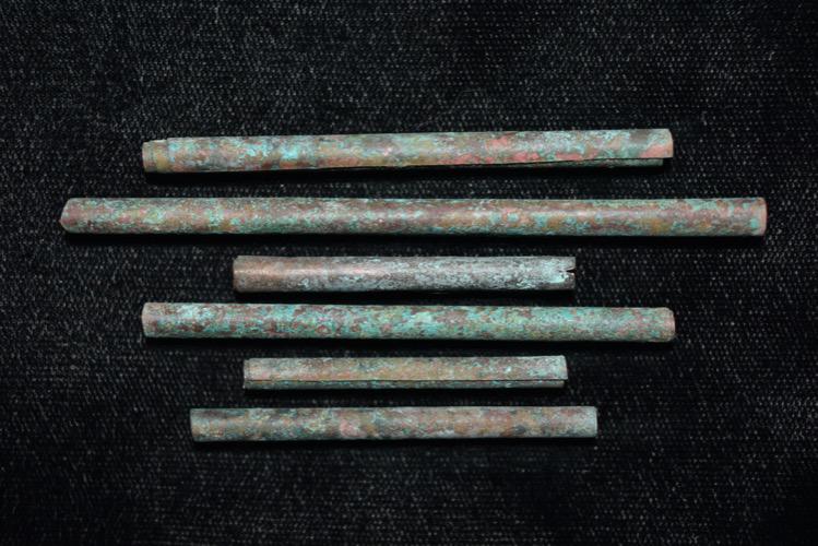 Lot of 6 Copper Beads, Mexico (1 of 4)