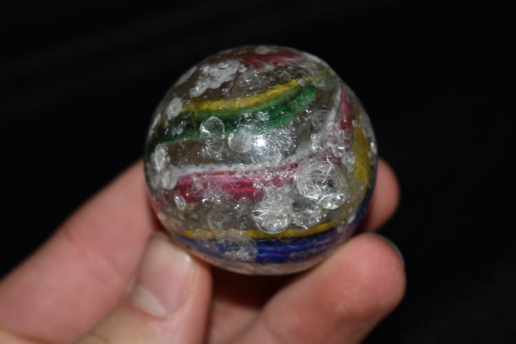 Huge Vintage German Swirl Marble: Huge Vintage German Swirl Marble
