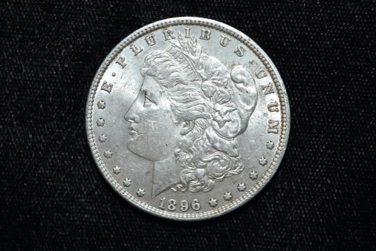High Grade 1896 Morgan Silver Dollar, Grade from Photos (1 of 3)