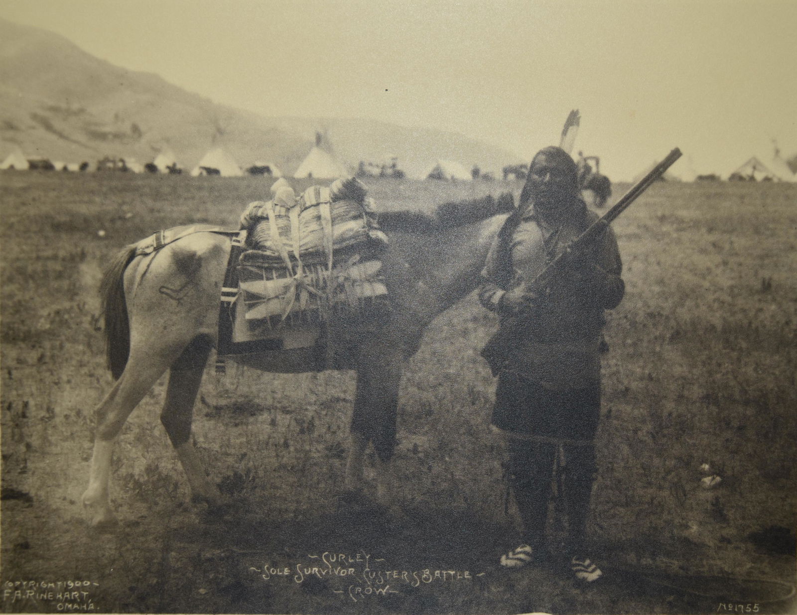 Curly, One of General Custer's Scouts, First to Escape (1 of 2)