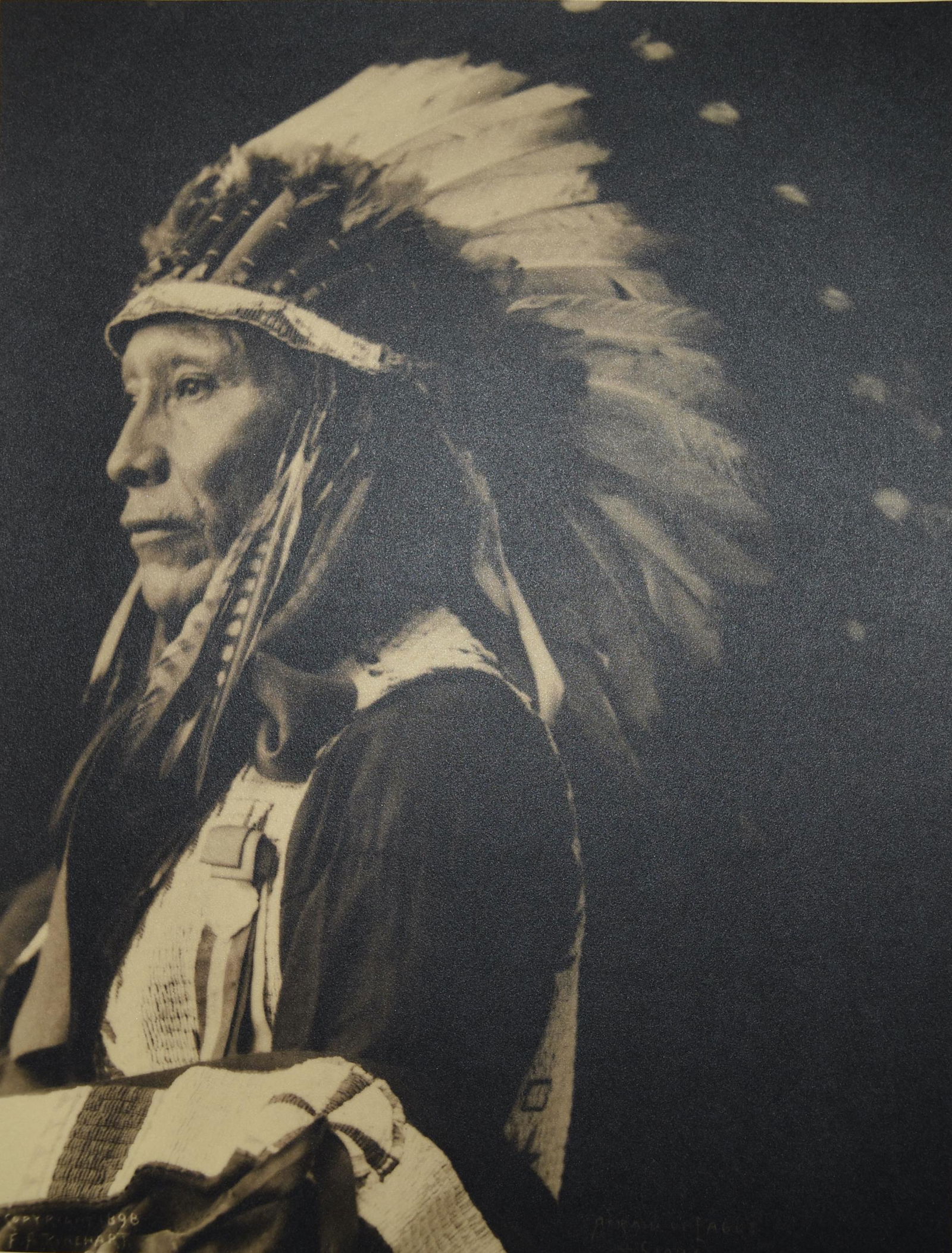 Afraid of Eagle, Sioux Photo Print, Late 1800s-Early (1 of 2)