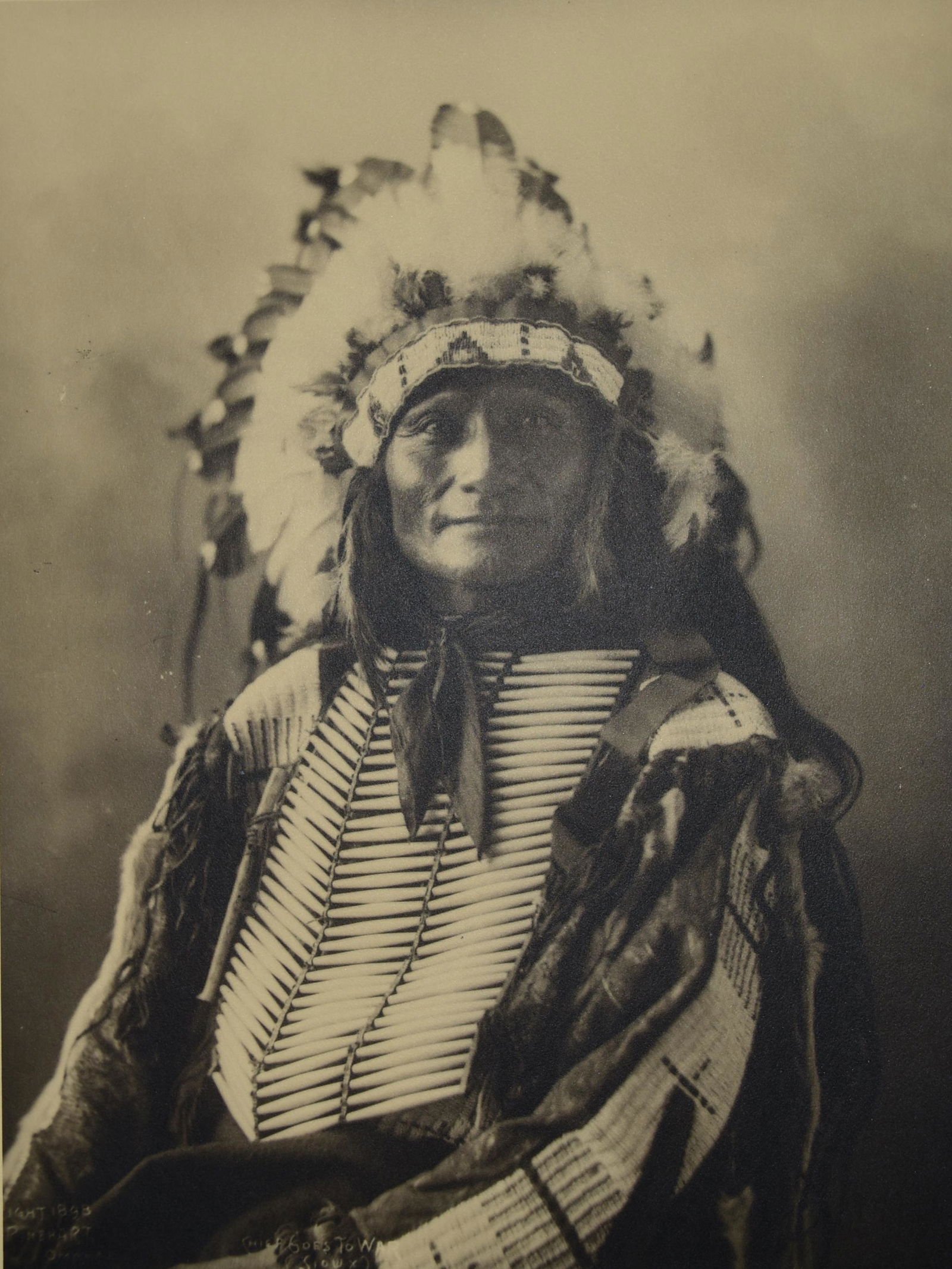 Goes to War, Warrior Photo Print, Late 1800s-Early (1 of 2)