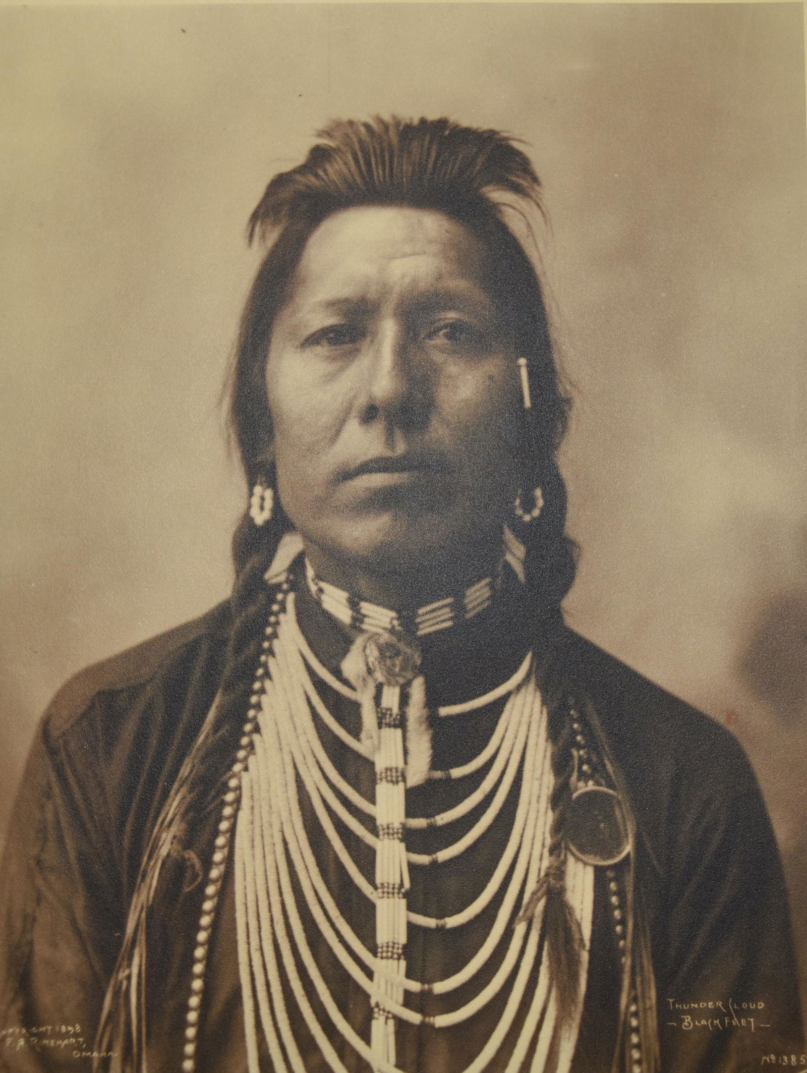 Thunder Cloud, Blackfoot Indian Photo Print, Late (1 of 2)