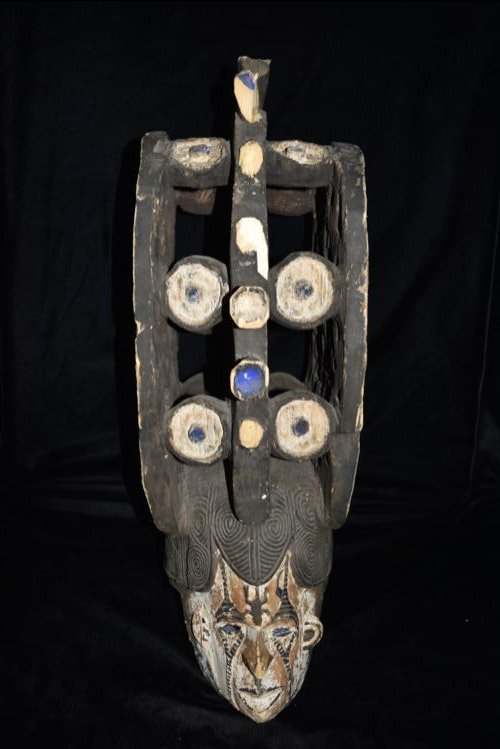 27 3/4" Tall Late 1800s Early 1900s African Wood (1 of 9)