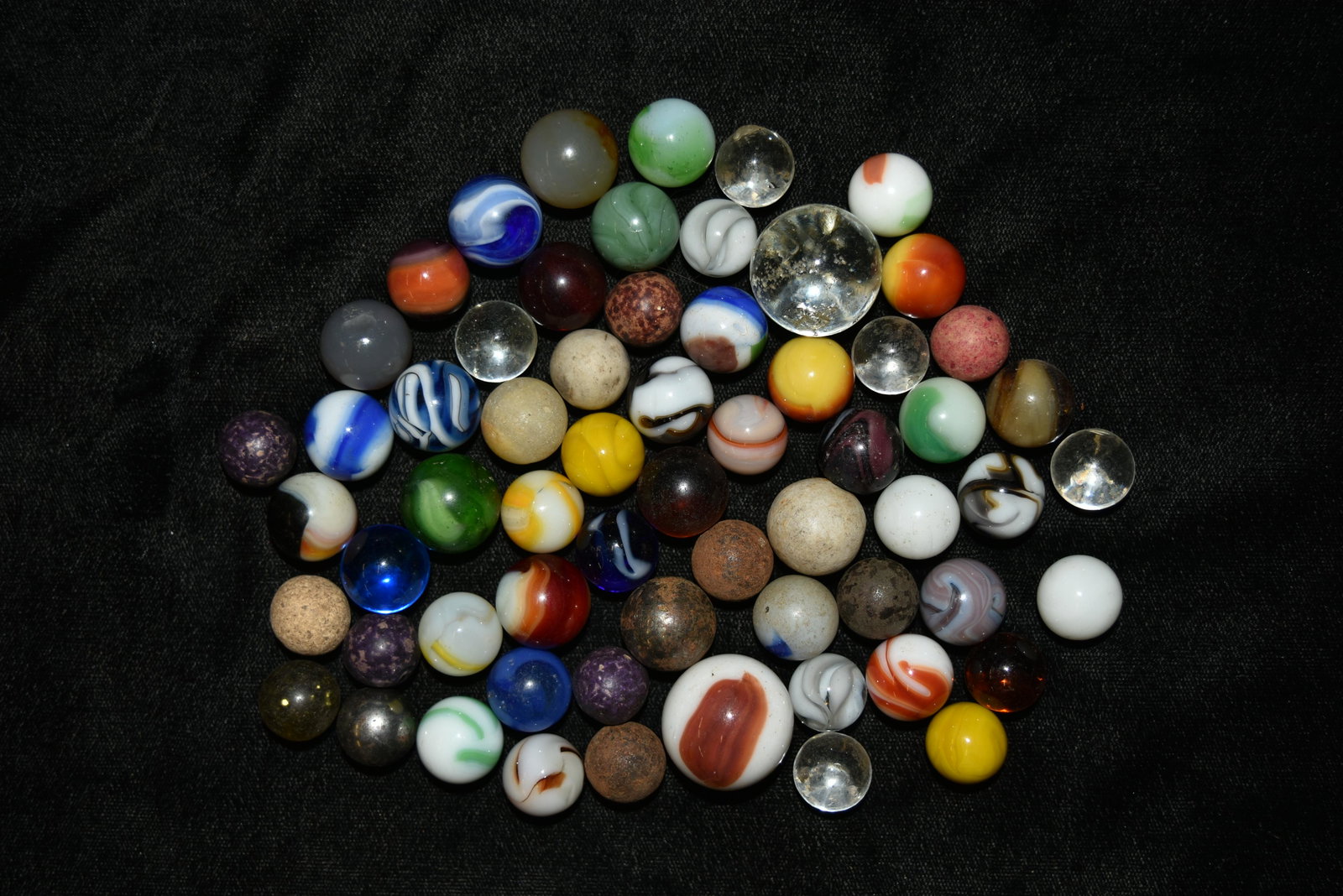 Collection of Vintage Marbles: Collection of Vintage Marbles