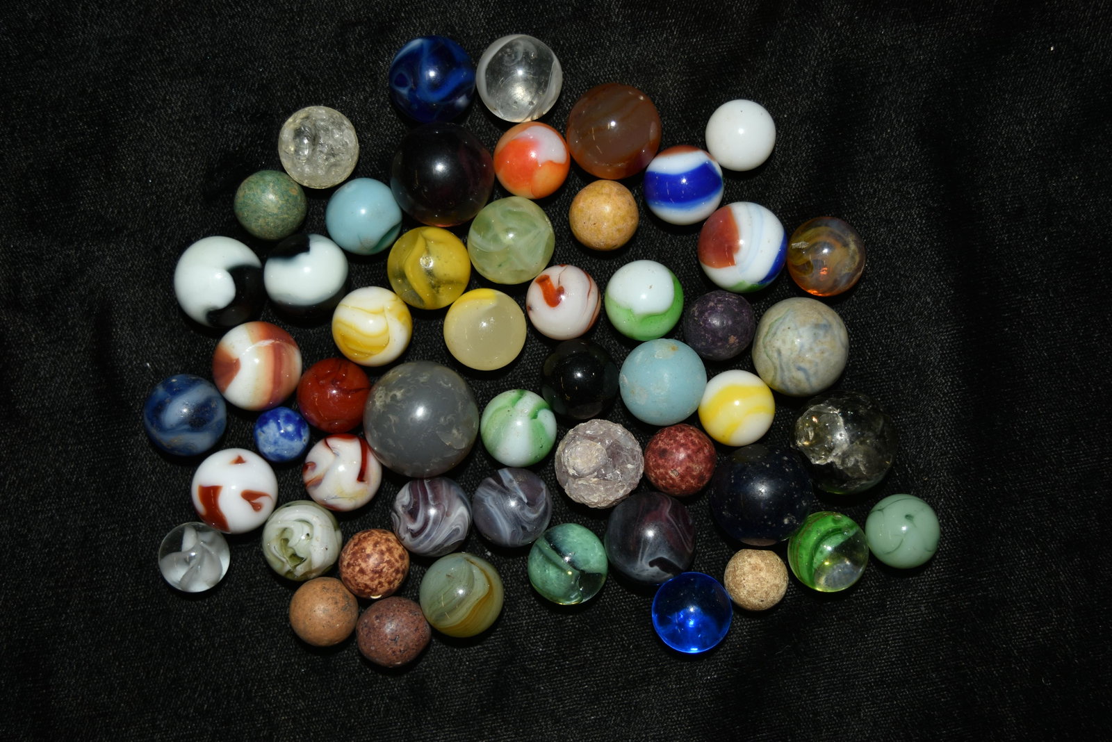 Collection of Vintage Marbles: Collection of Vintage Marbles