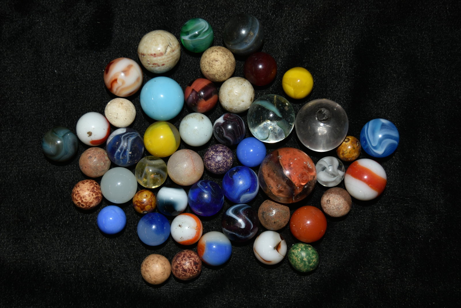 Collection of Vintage Marbles: Collection of Vintage Marbles