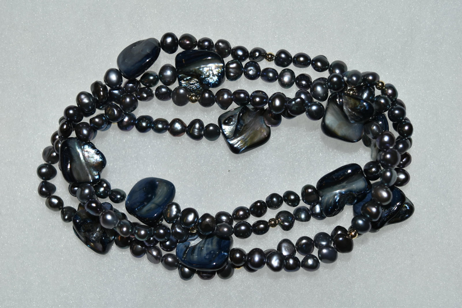 Vintage Hematite Necklace. Measures 36": Vintage Hematite Necklace. Measures 36"