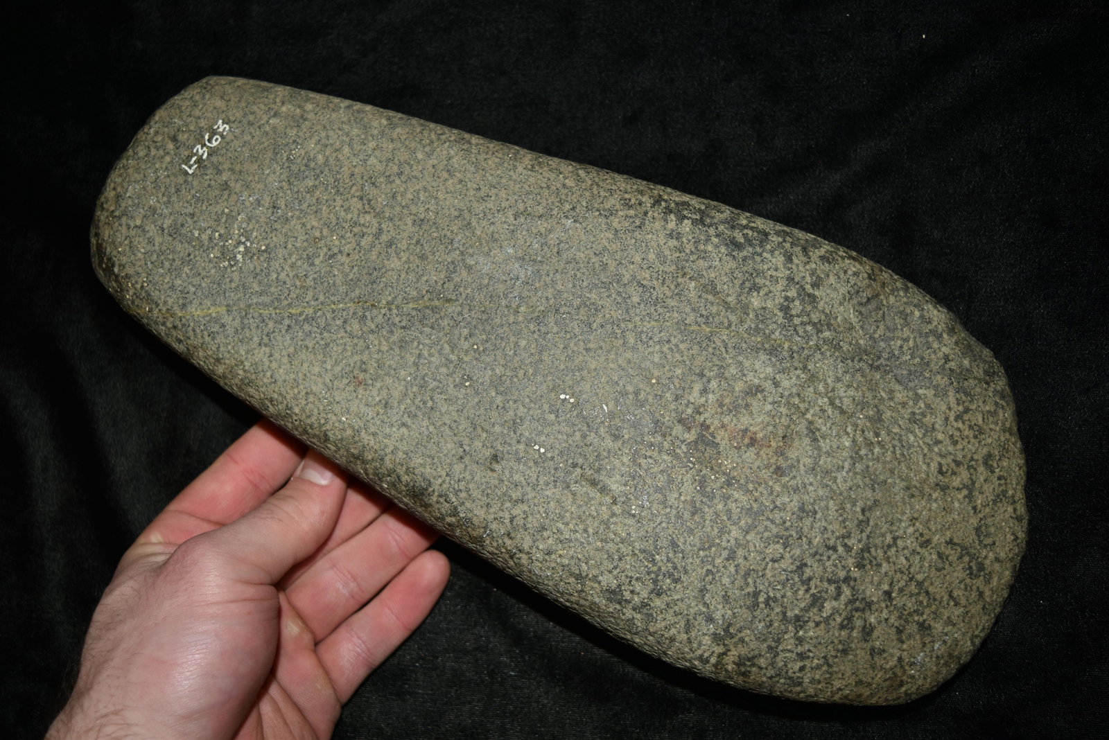 13 1/4" Large Celt Preform, Ex Glenn Leesman, Logan Co,: 13 1/4" Large Celt Preform, Ex Glenn Leesman, Logan Co, Illinois Here