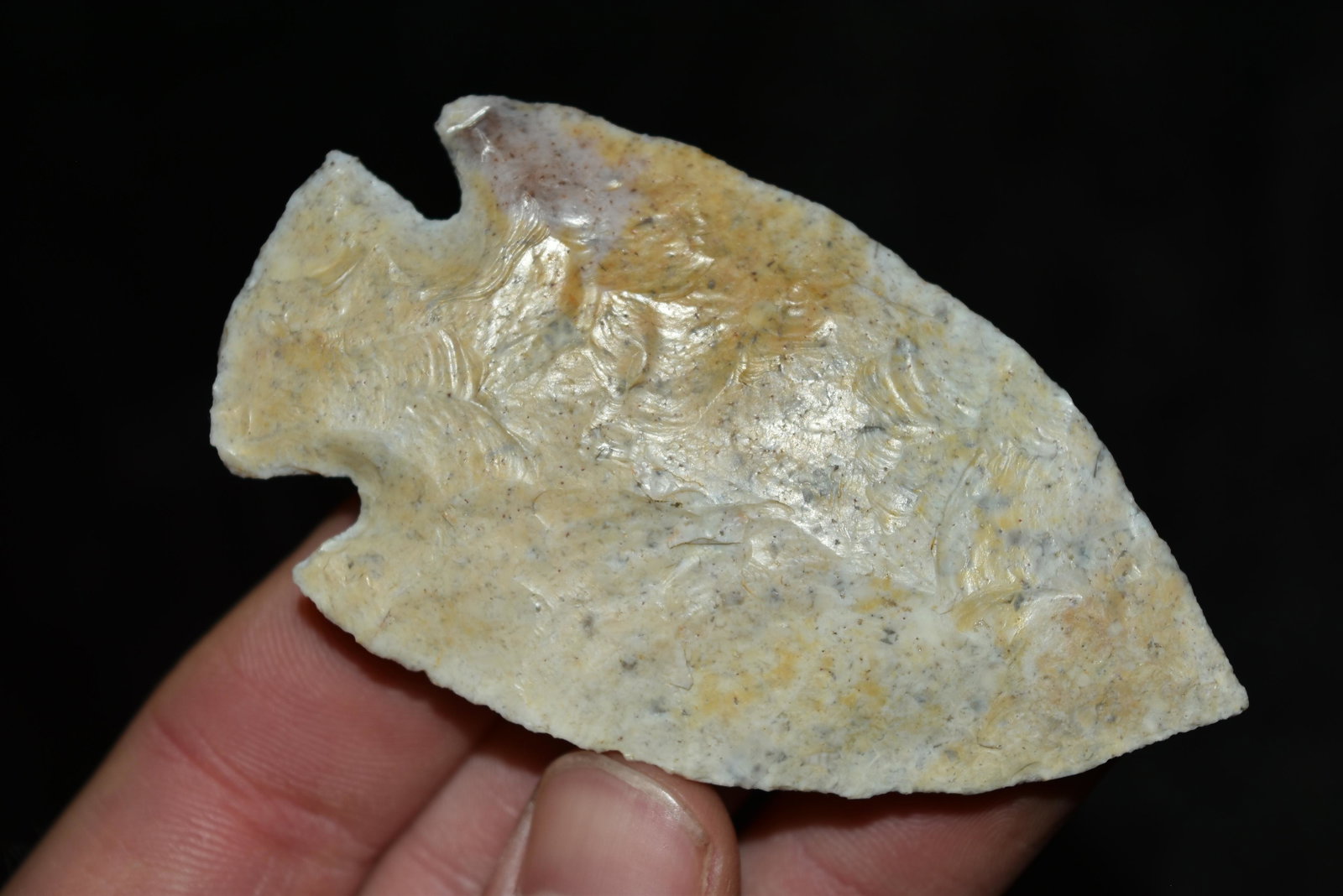 3 1/4" Colorful Hopewell Woodland, Boone Co, Missouri: 3 1/4" Colorful Hopewell Woodland, Boone Co, Missouri