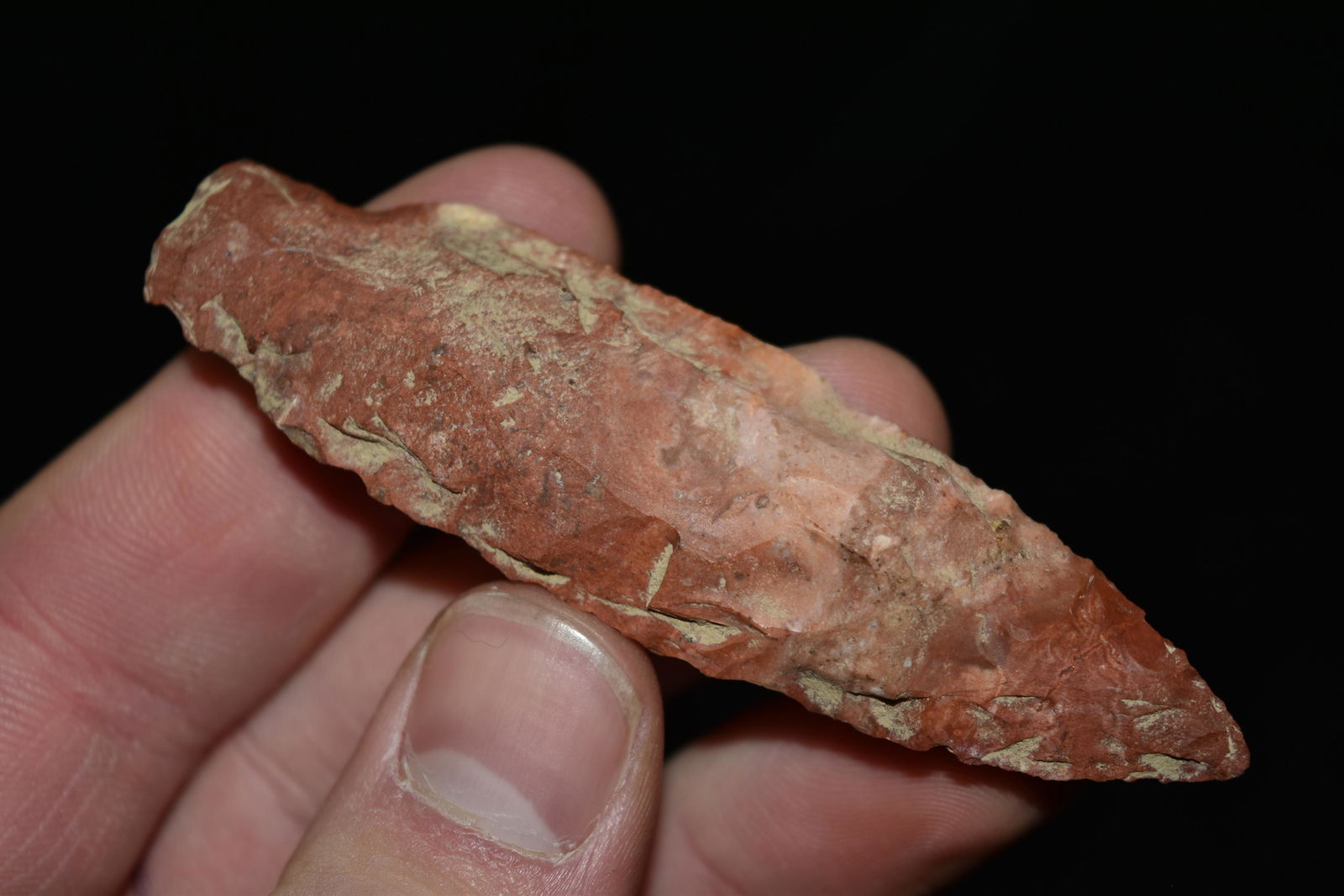 3 1/4" Square Stemmed Horse Creek Point, Central (1 of 5)