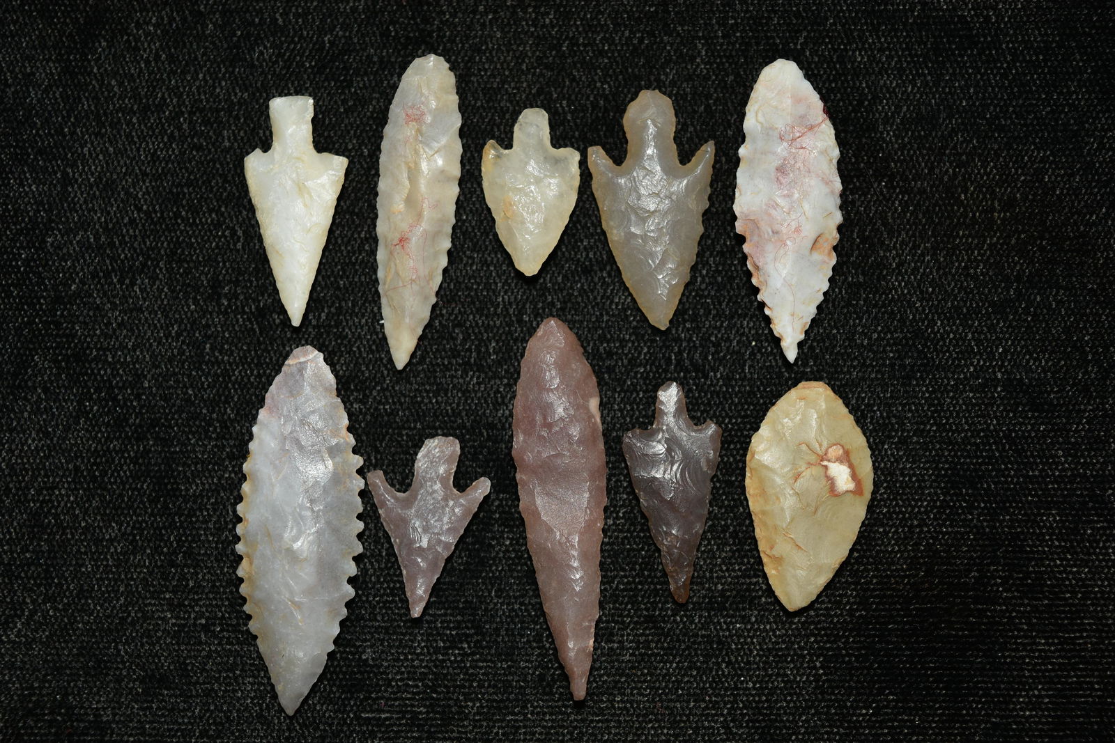 Lot of 10 Neolithic Points, Northern Africa (1 of 4)