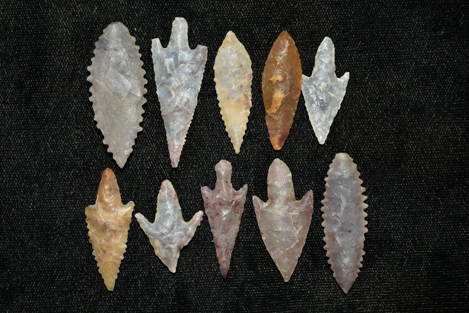 Lot of 10 Neolithic Points, Northern Africa (1 of 4)