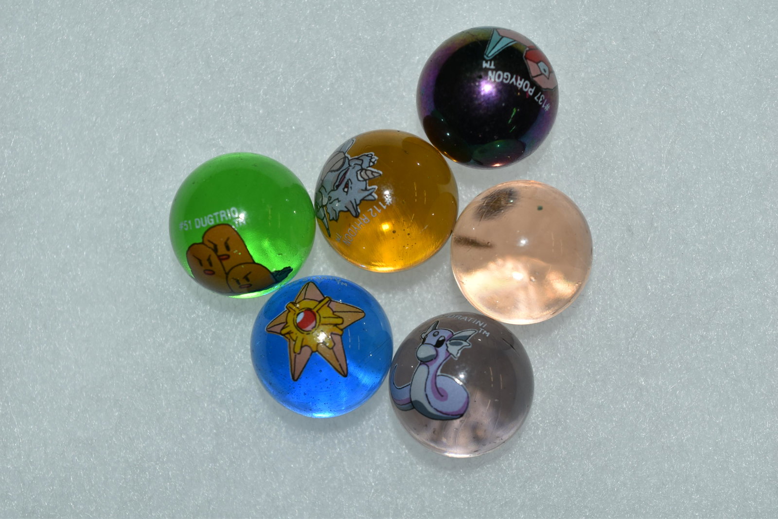Lot of 6 Marbles: Lot of 6 Marbles