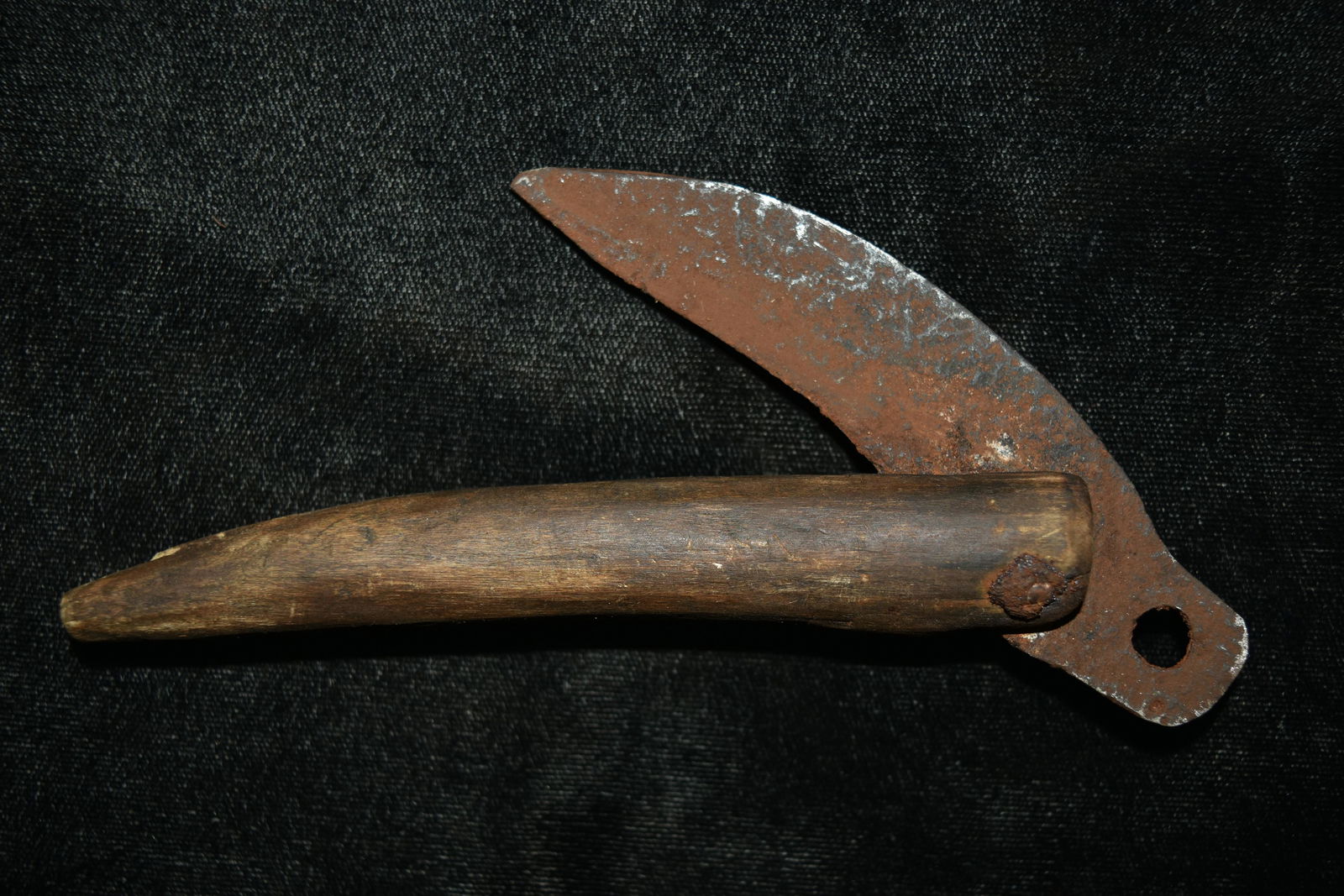 5 3/4" Antique Folding Fisherman's Knife, 1800s (1 of 5)