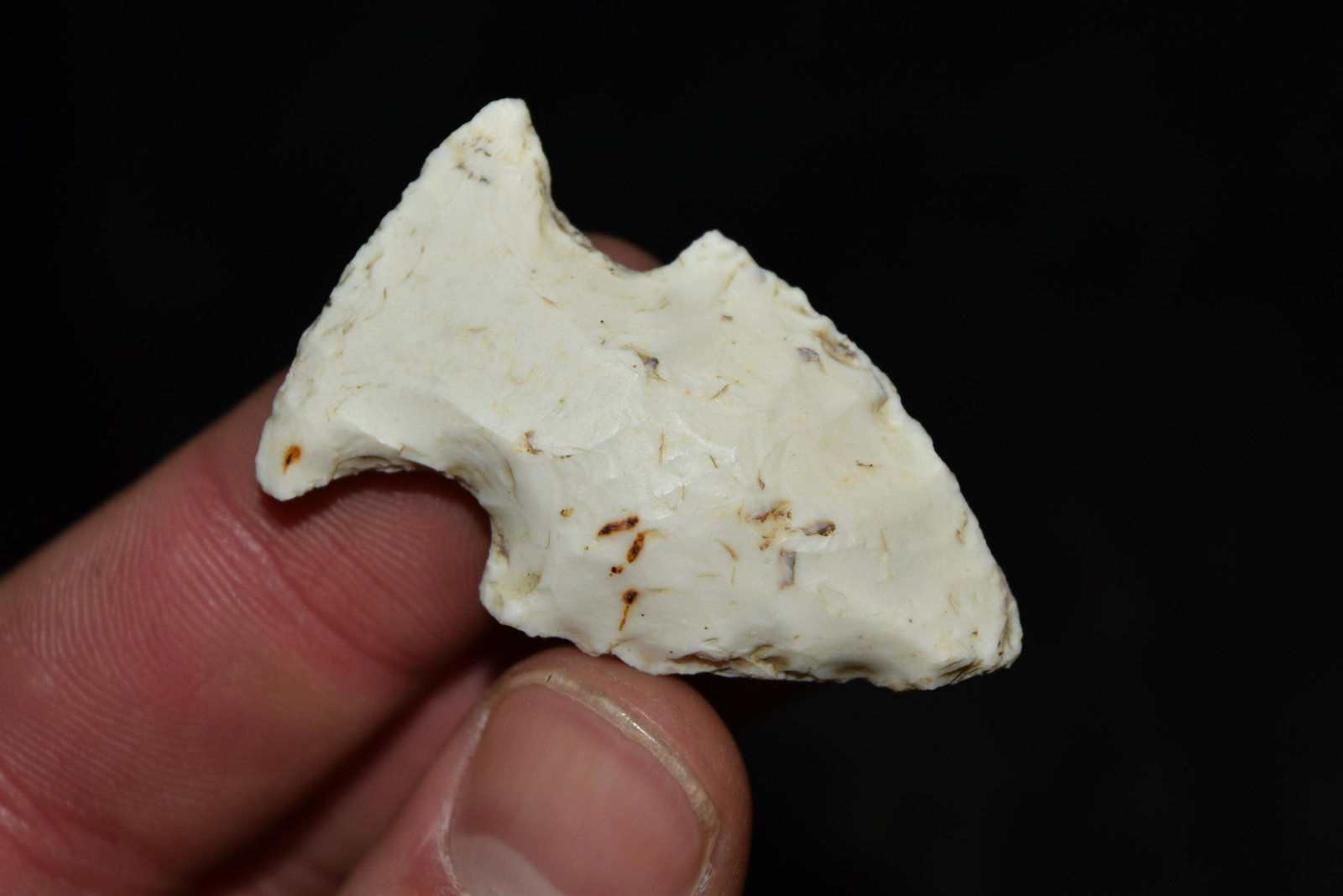 1 3/4" Gibson Point, Found by Jim Weisenborn on His: 1 3/4" Gibson Point, Found by Jim Weisenborn on His Farm NE of Quincy, Adams Co, Illinois