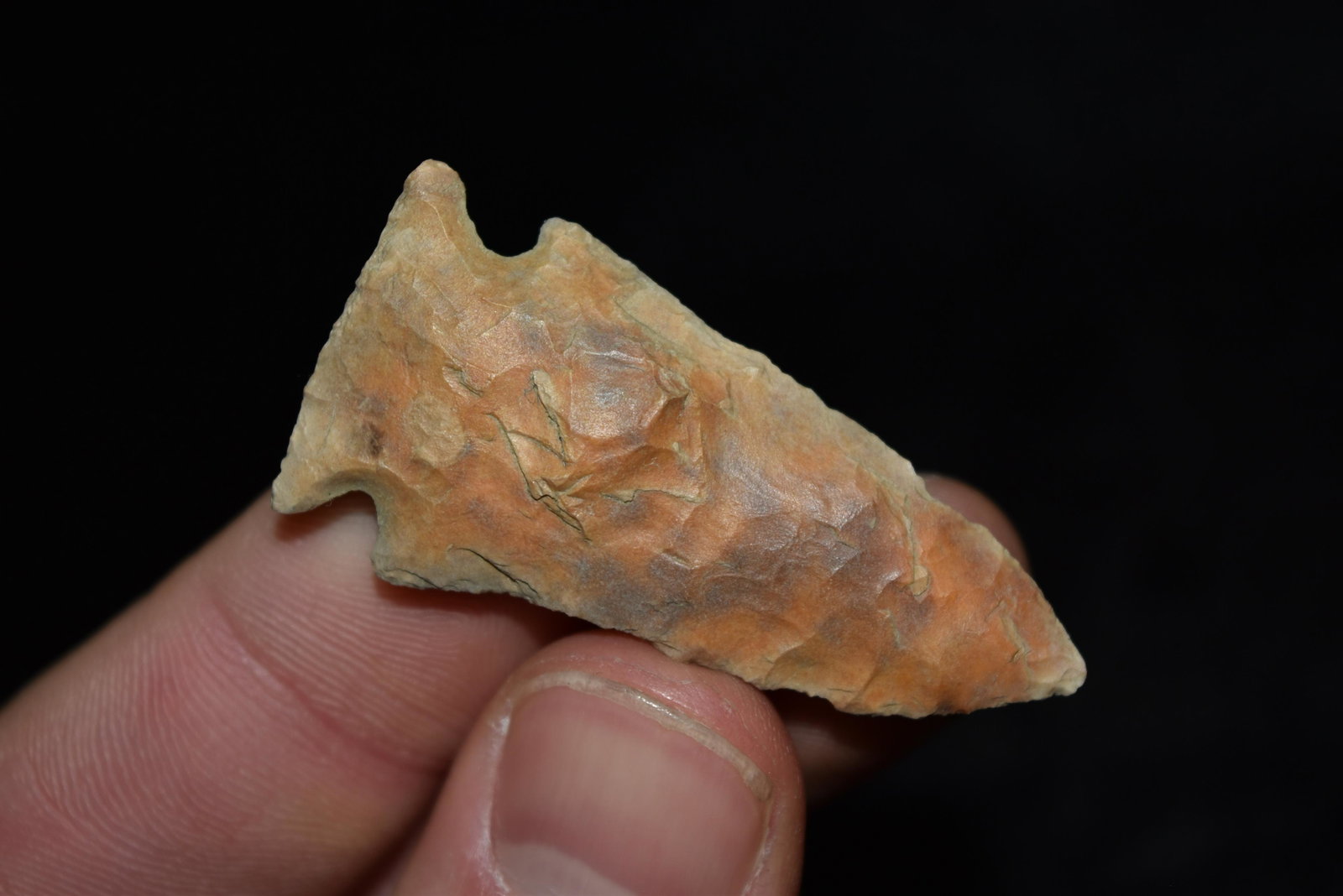 1 3/4" Archaic Point, Clark Co, Missouri FB Rodney: 1 3/4" Archaic Point, Clark Co, Missouri FB Rodney Harvey