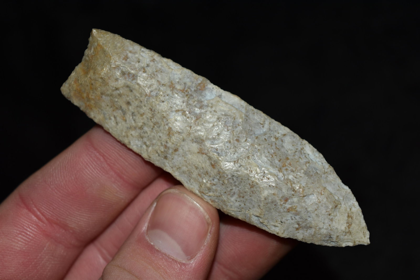 3 3/8" Agate Basin Point, Clark Co, Missouri FB Rodney: 3 3/8" Agate Basin Point, Clark Co, Missouri FB Rodney Harvey