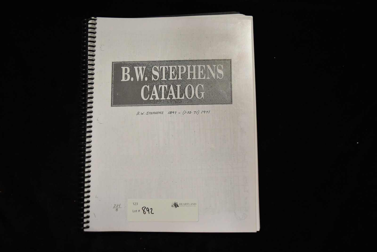 BW Stephens Catalog: BW Stephens Catalog