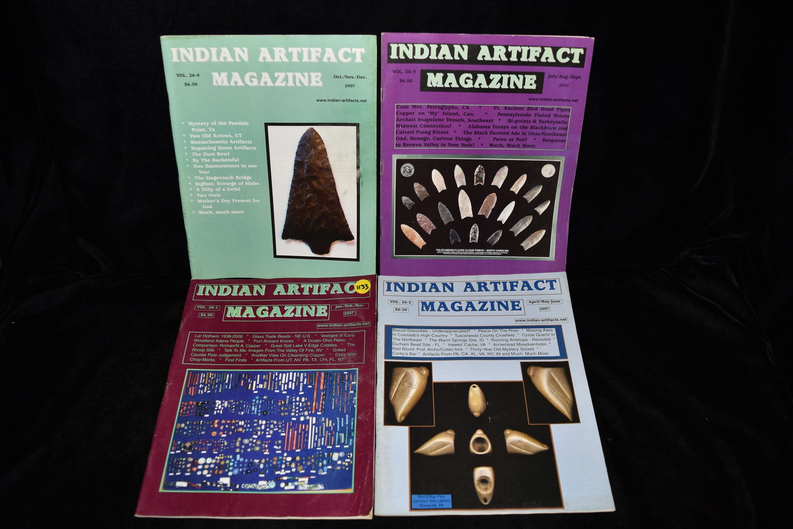 Complete Set of Indian Artifact Magazine 2007: Complete Set of Indian Artifact Magazine 2007
