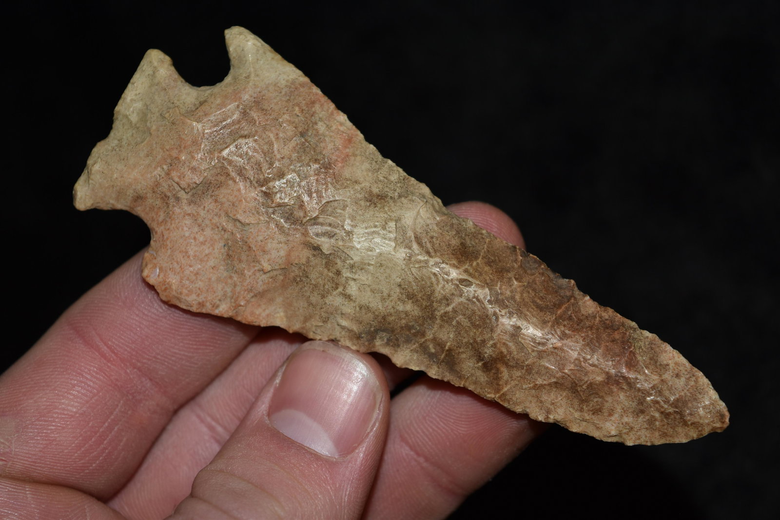 4" Hardin Point, Payson Flint, Clark Co, Missouri: 4" Hardin Point, Payson Flint, Clark Co, Missouri