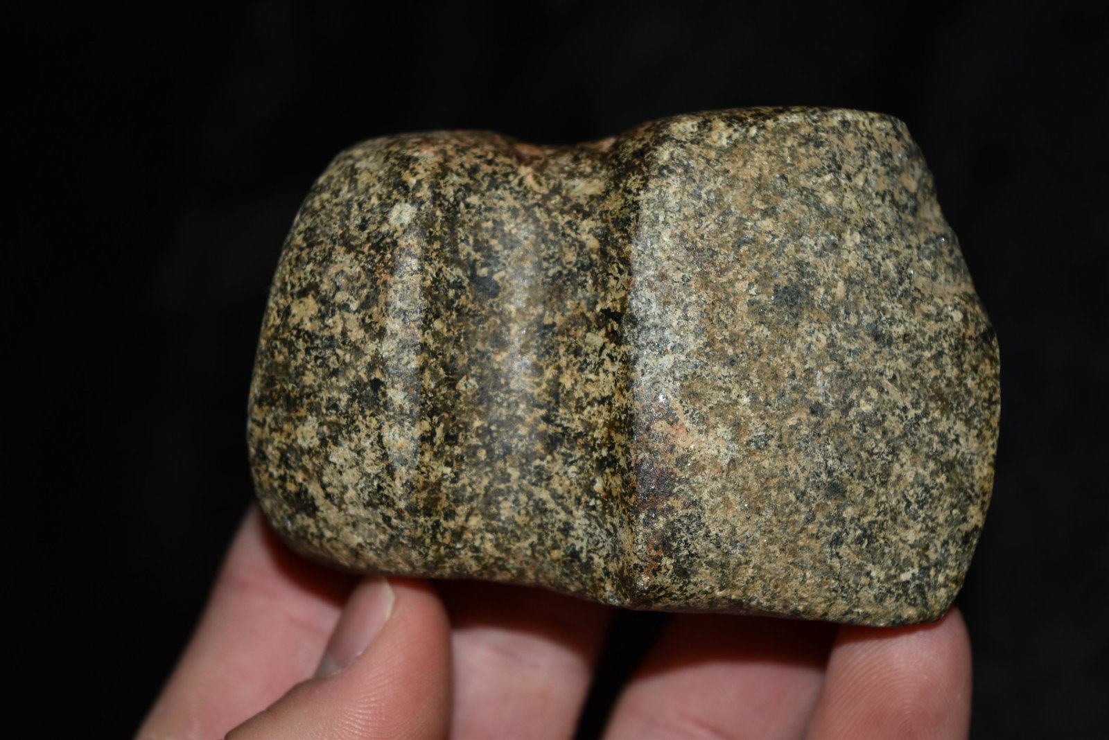 3 1/4" 3/4 Groove Axe, Illinois, Arrowhead, Native: 3 1/4" 3/4 Groove Axe, Illinois, Arrowhead, Native American, Artifact