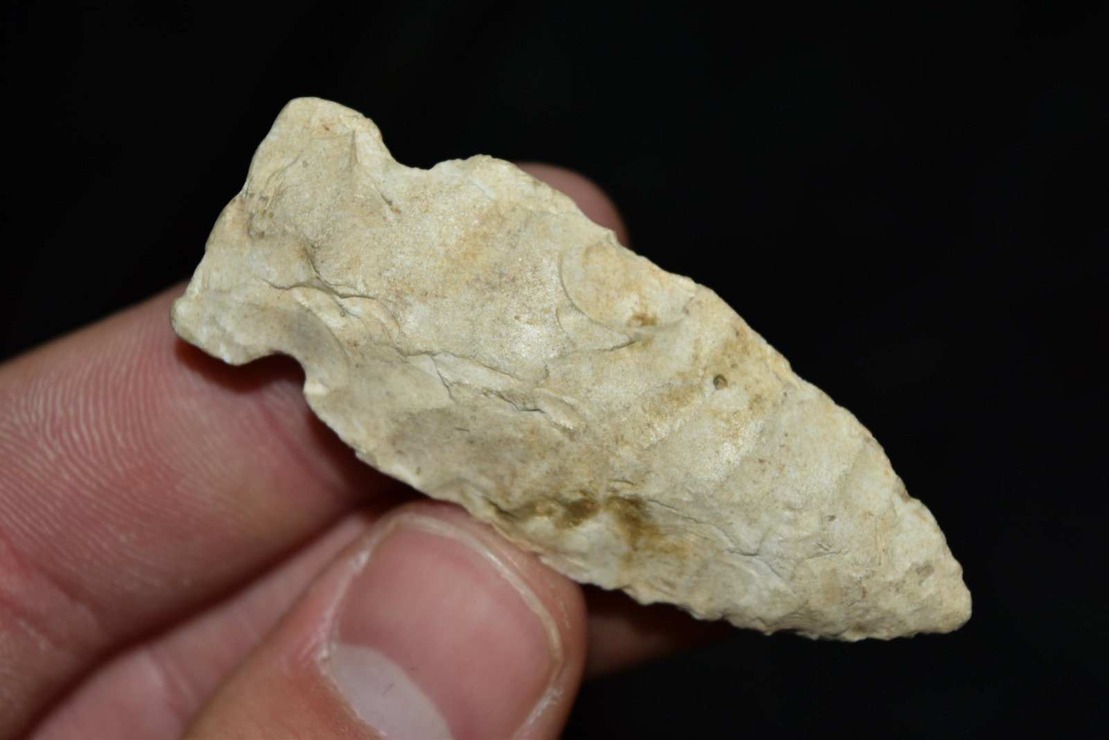 2 5/16" Robinson Point, FB Rick Anderson, Lewis Co,: 2 5/16" Robinson Point, FB Rick Anderson, Lewis Co, Missouri, Arrowhead, Native American, Artifact