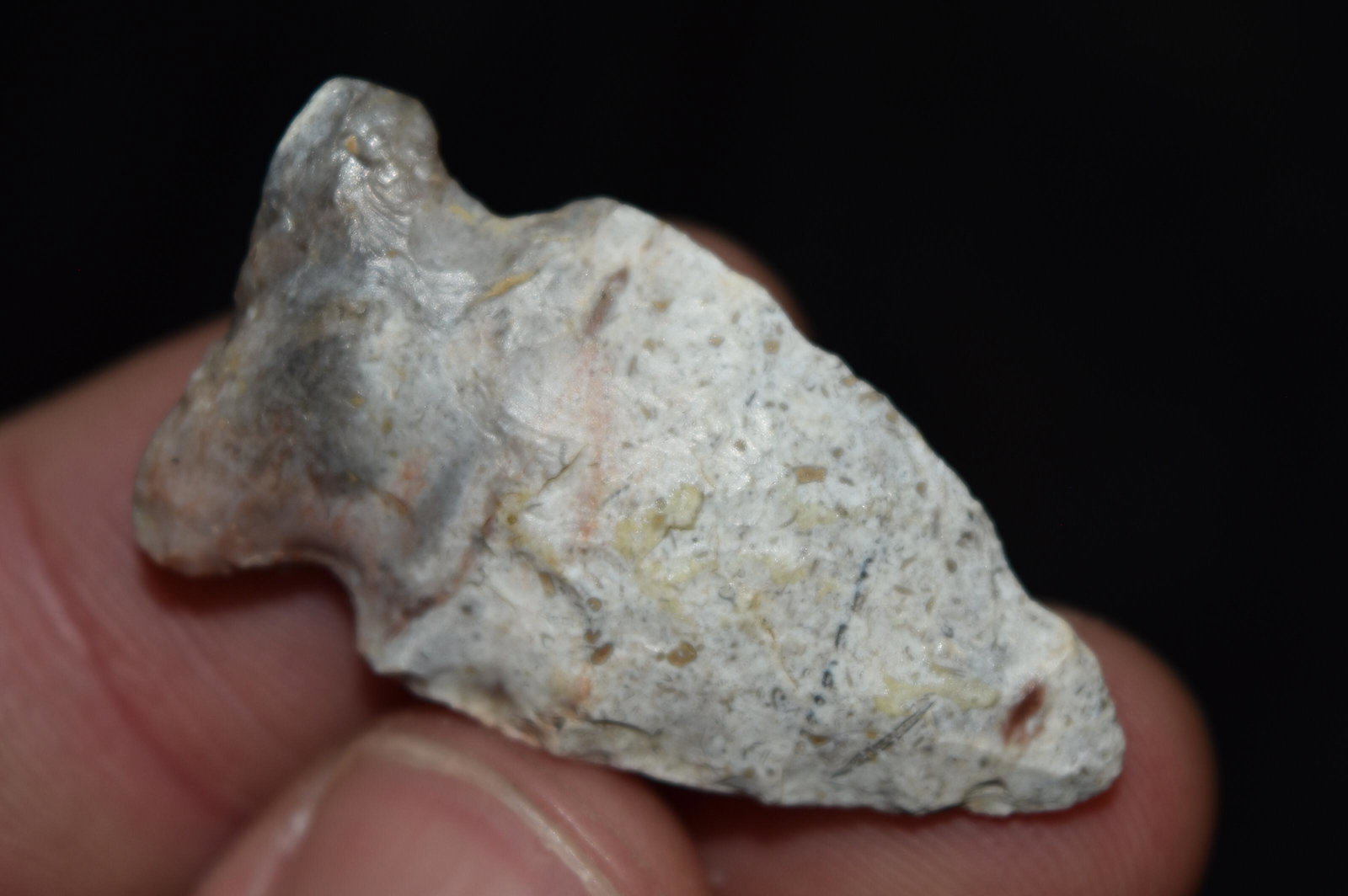 1 7/16" Robinson Point, FB Terry Guinn, Knox Co,: 1 7/16" Robinson Point, FB Terry Guinn, Knox Co, Missouri, Arrowhead, Native American, Artifact