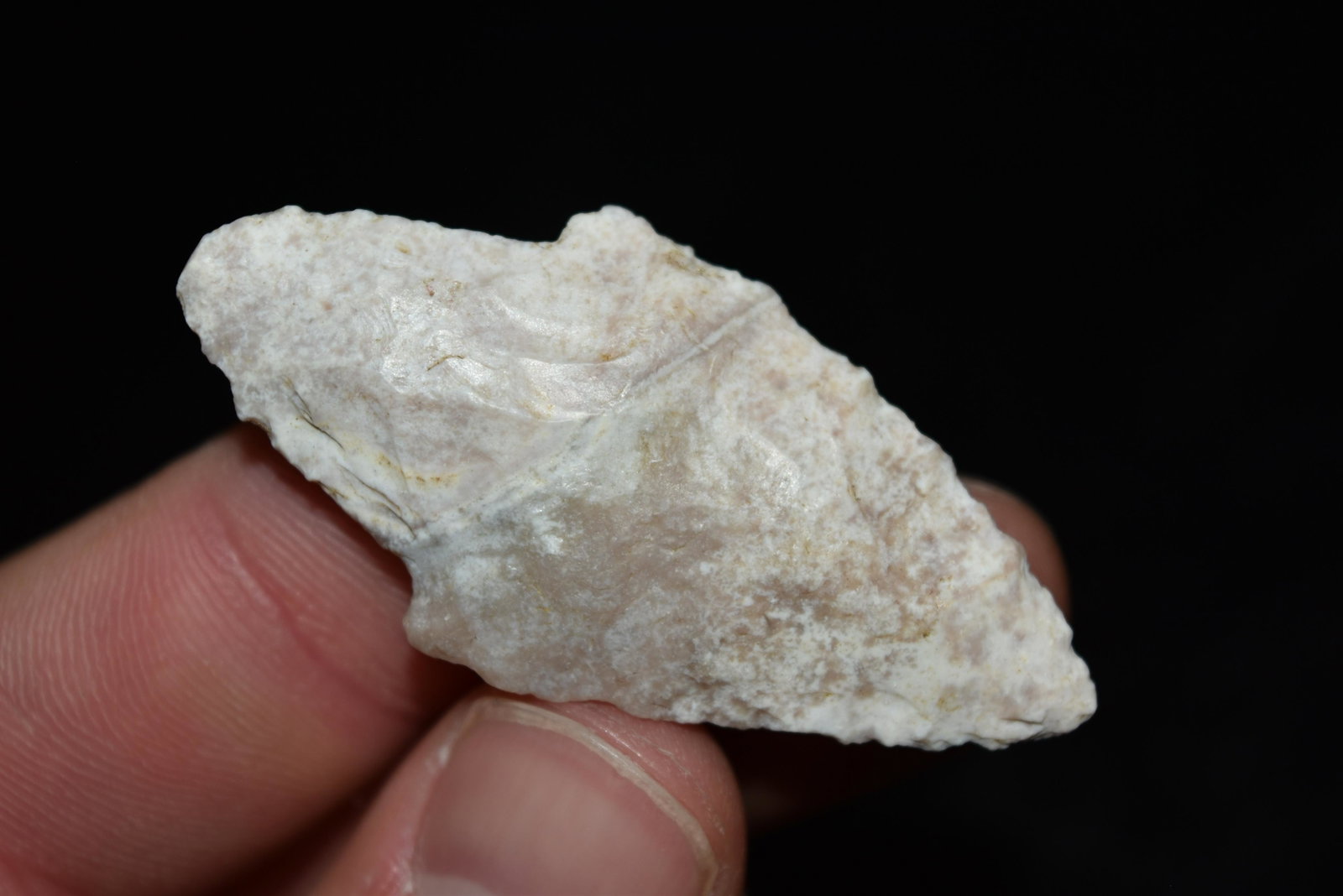 2 1/16" Adena Point, FB Terry Guinn, Knox Co, Missouri,: 2 1/16" Adena Point, FB Terry Guinn, Knox Co, Missouri, Arrowhead, Native American, Artifact